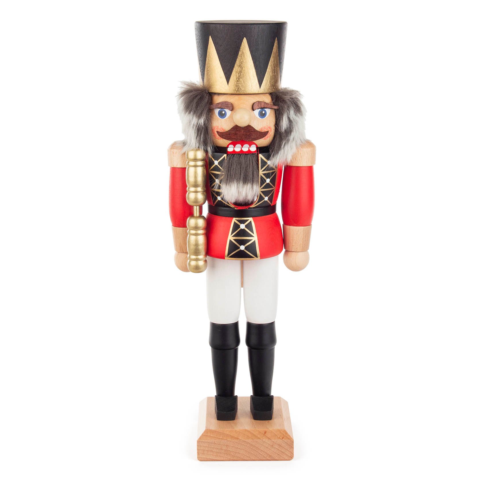 Nussknacker König rot lasiert 36cm im Dregeno Online Shop günstig kaufen