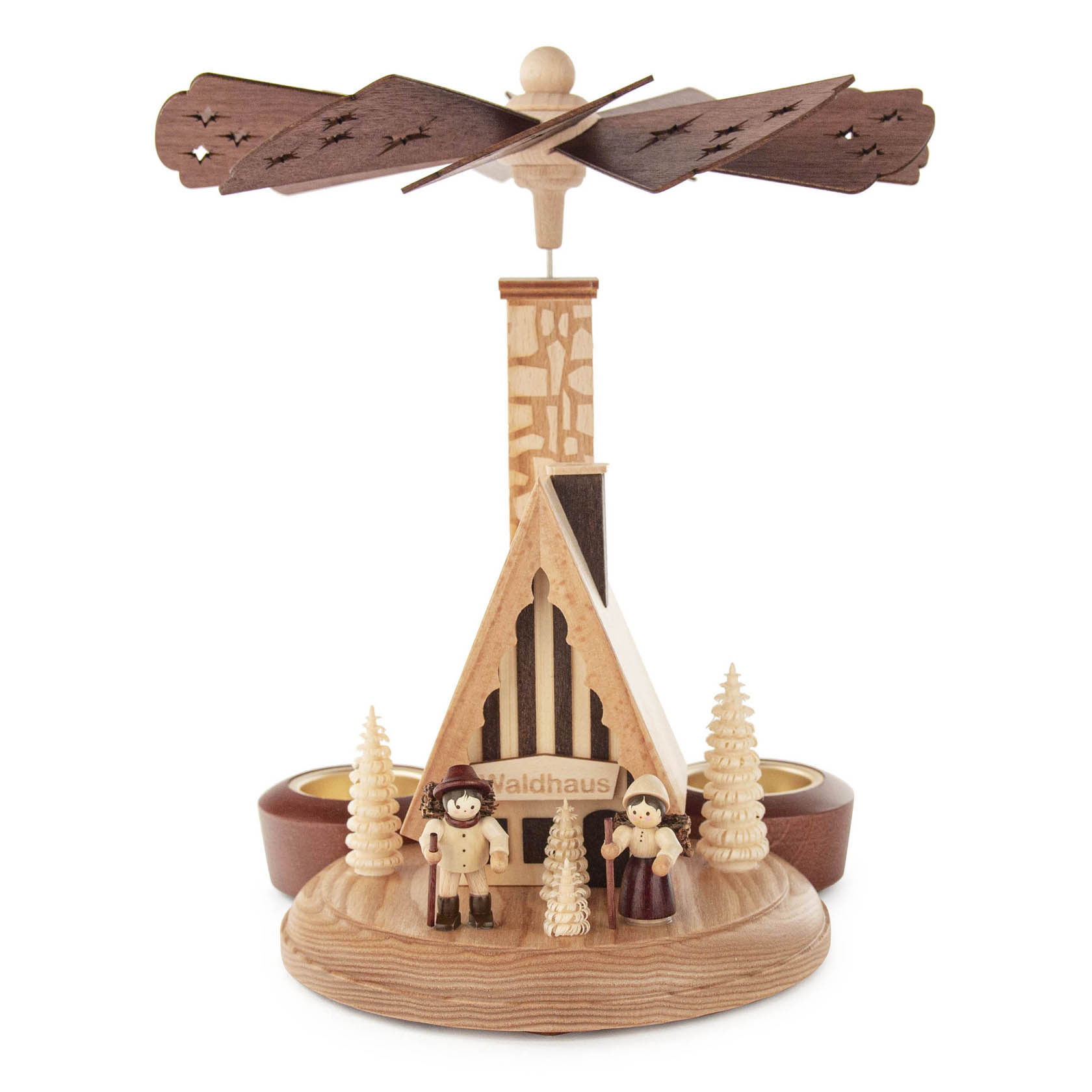 Räucherpyramide Waldhaus für Teelichte im Dregeno Online Shop günstig kaufen