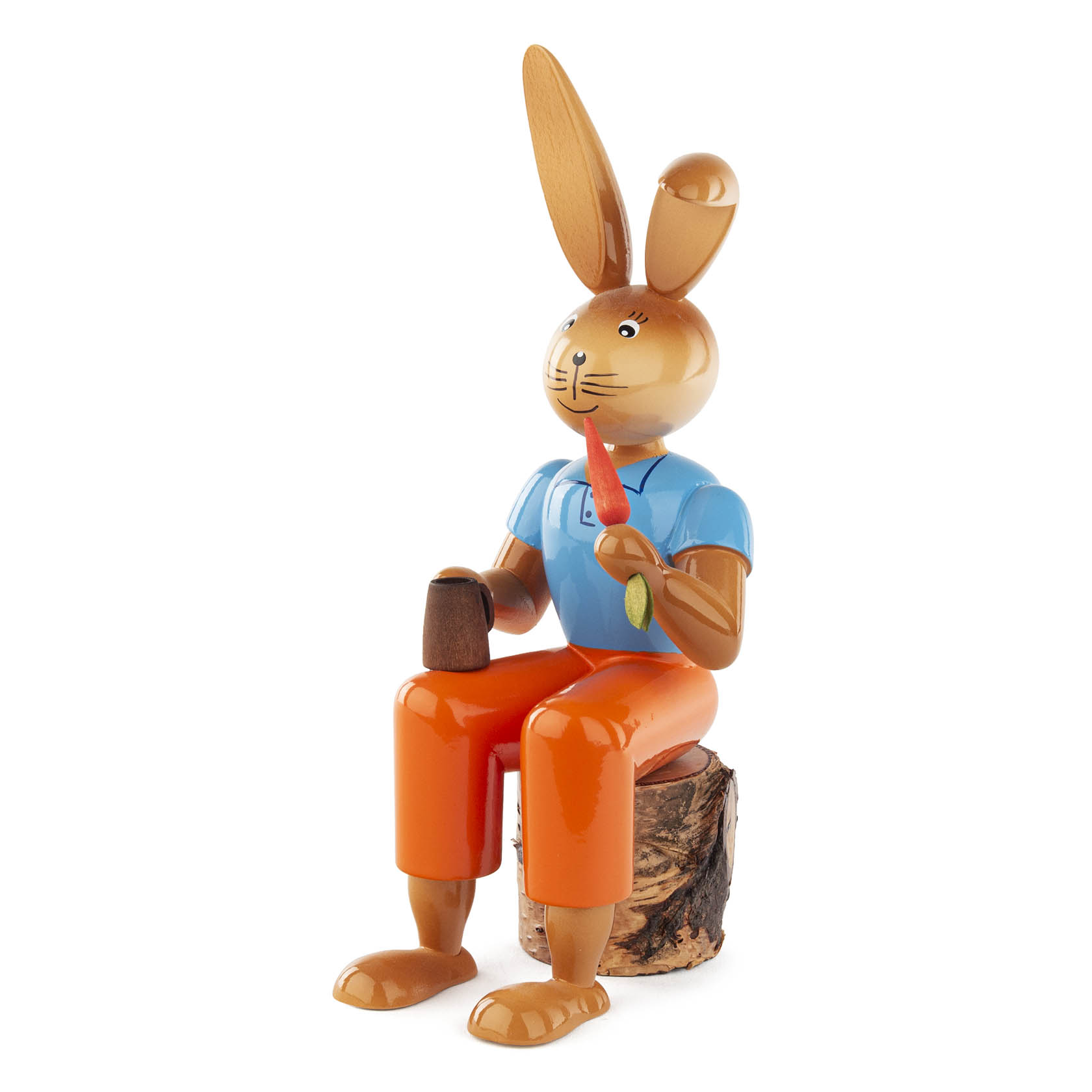 Hase mit Möhre 22cm