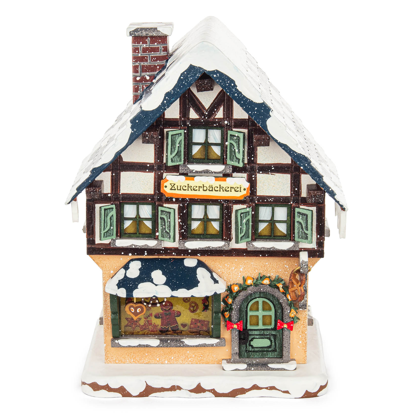 Winterhaus-Zuckerbäckerei elektr. beleuchtet im Dregeno Online Shop günstig kaufen