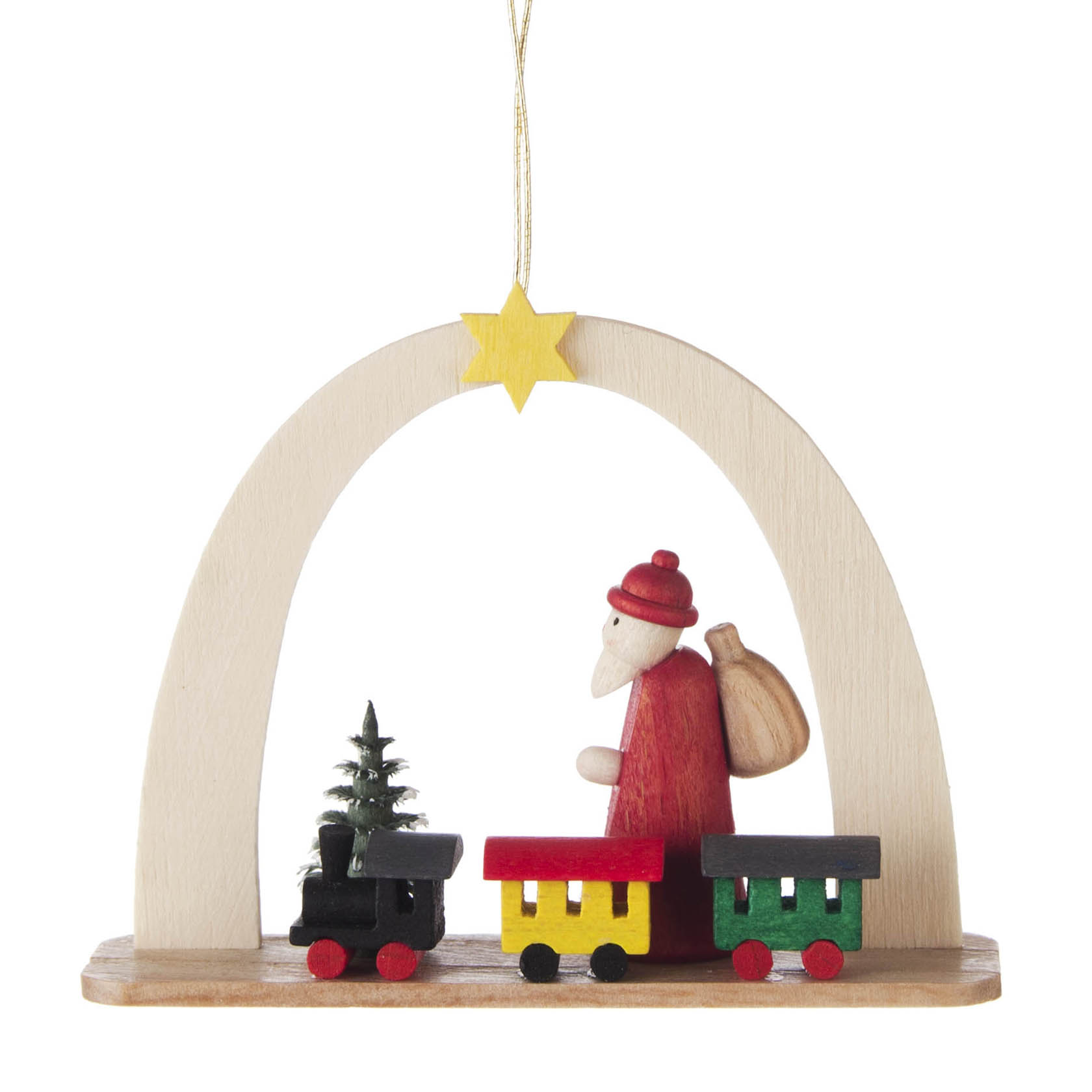 Behang Weihnachtsmann mit Zug im Dregeno Online Shop günstig kaufen