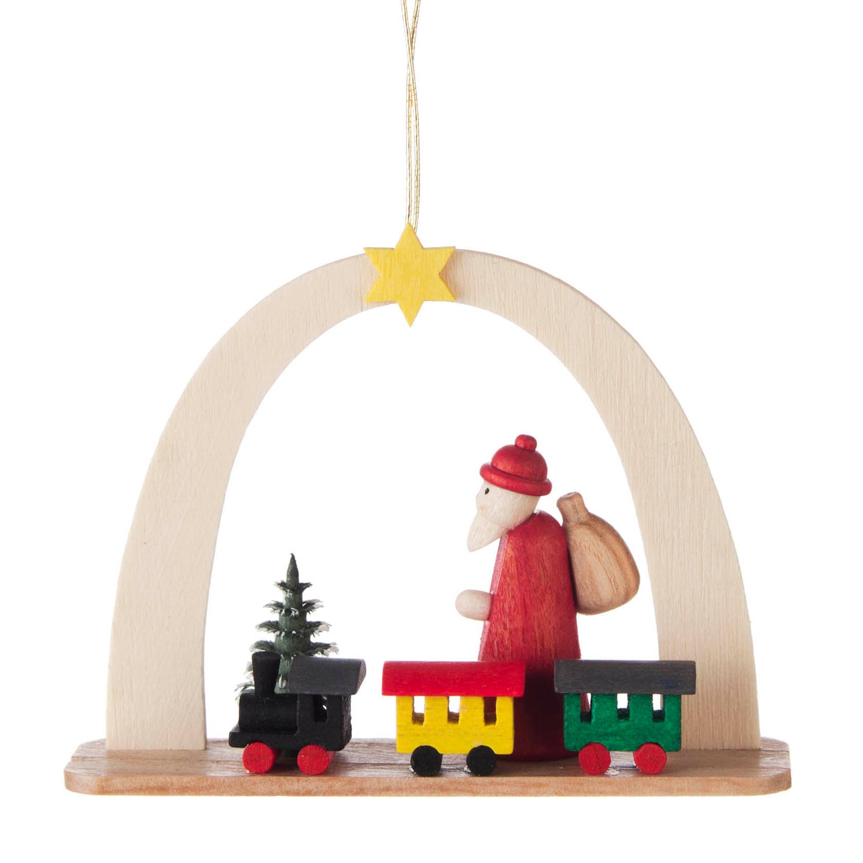 Behang Weihnachtsmann mit Zug im Dregeno Online Shop günstig kaufen