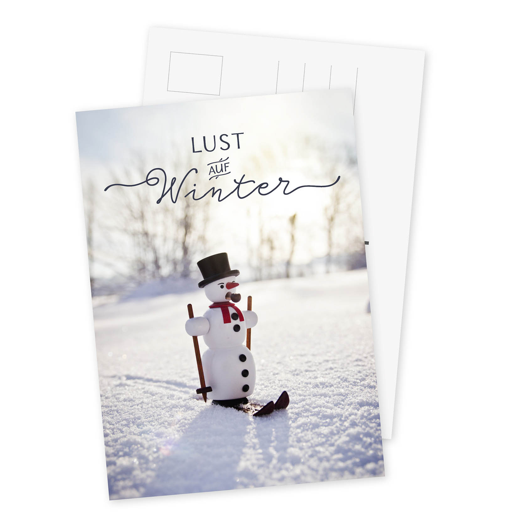Postkarte "Lust auf Winter" im Dregeno Online Shop günstig kaufen