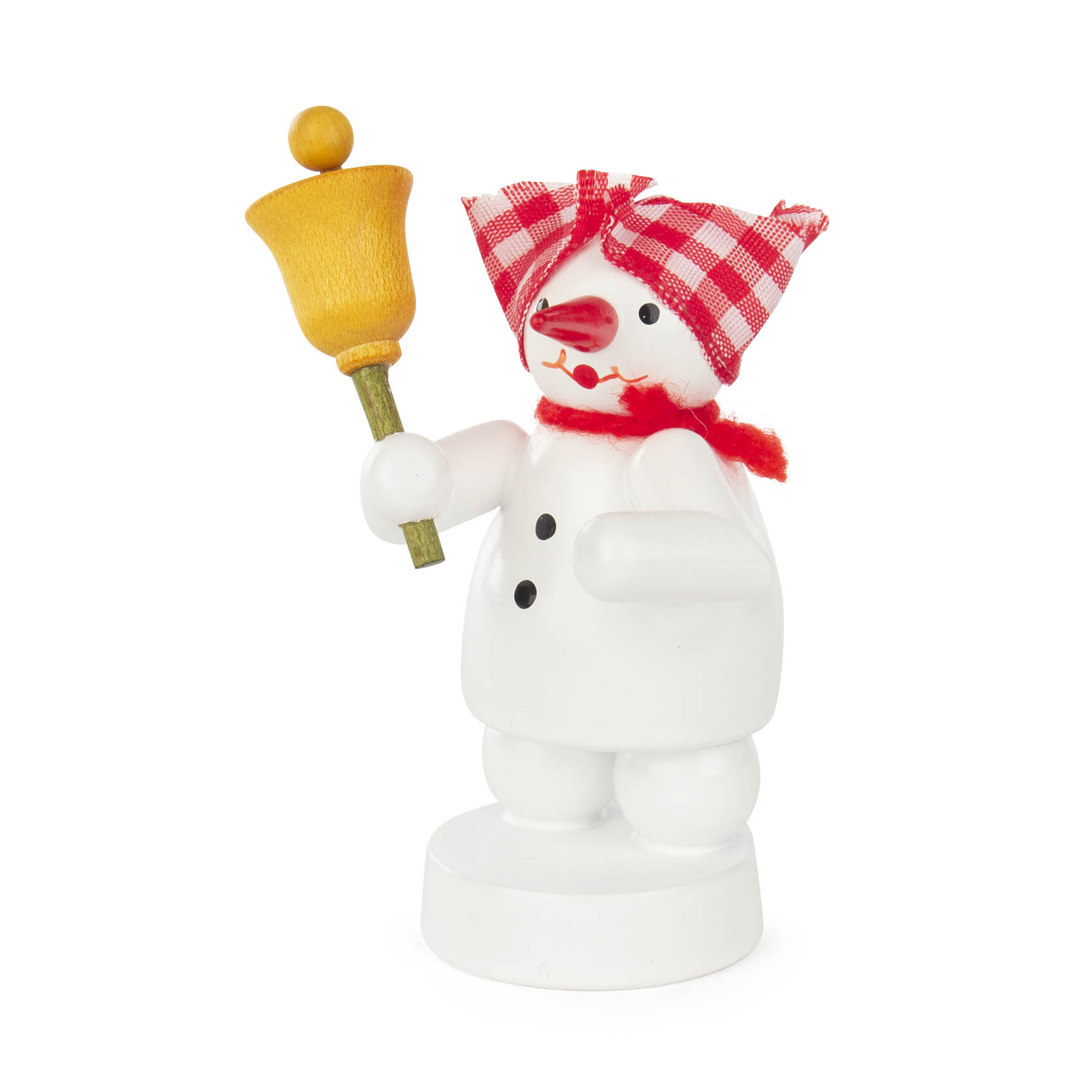 wooden snowman with bell im Dregeno Online Shop günstig kaufen