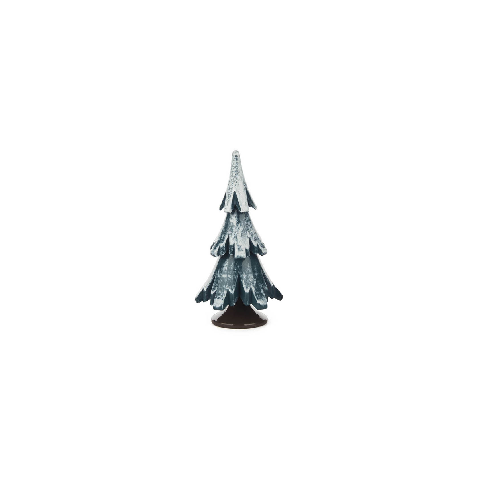 Massivholzbaum grün/weiß 6,5 cm