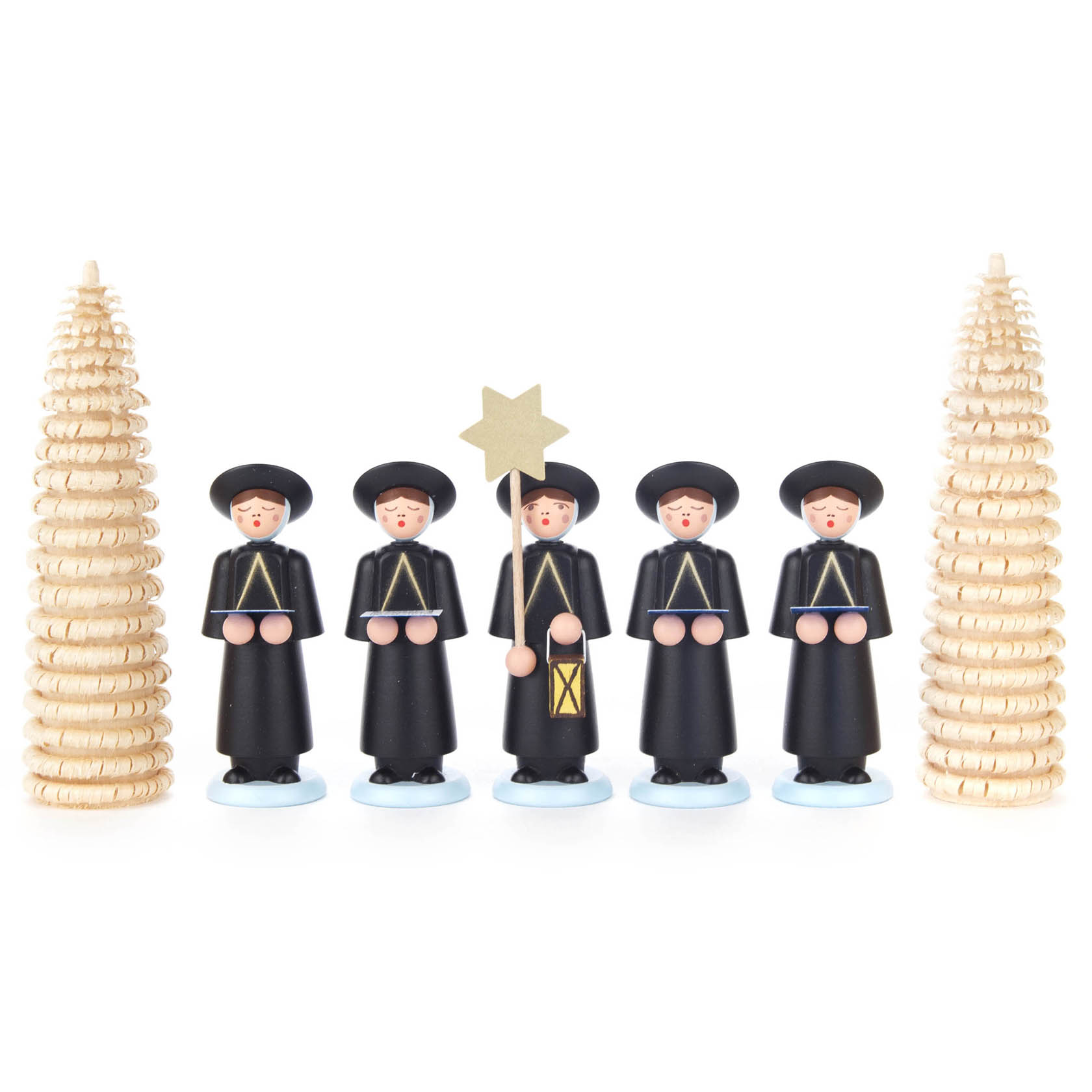 Kurrendefiguren schwarz mit Ringelbäumchen (7) im Dregeno Online Shop günstig kaufen