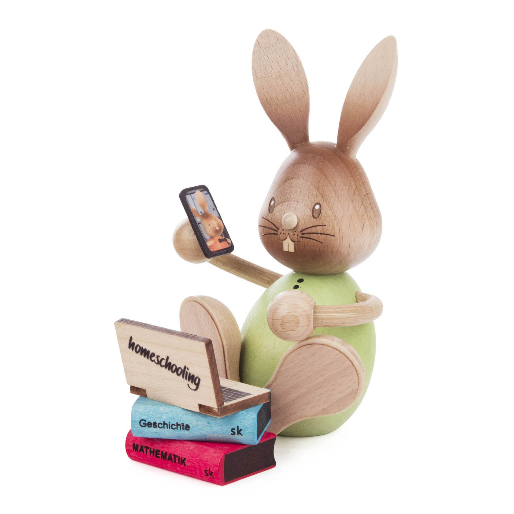 Hase "Stupsi" Homeschooling mit Laptop im Dregeno Online Shop günstig kaufen