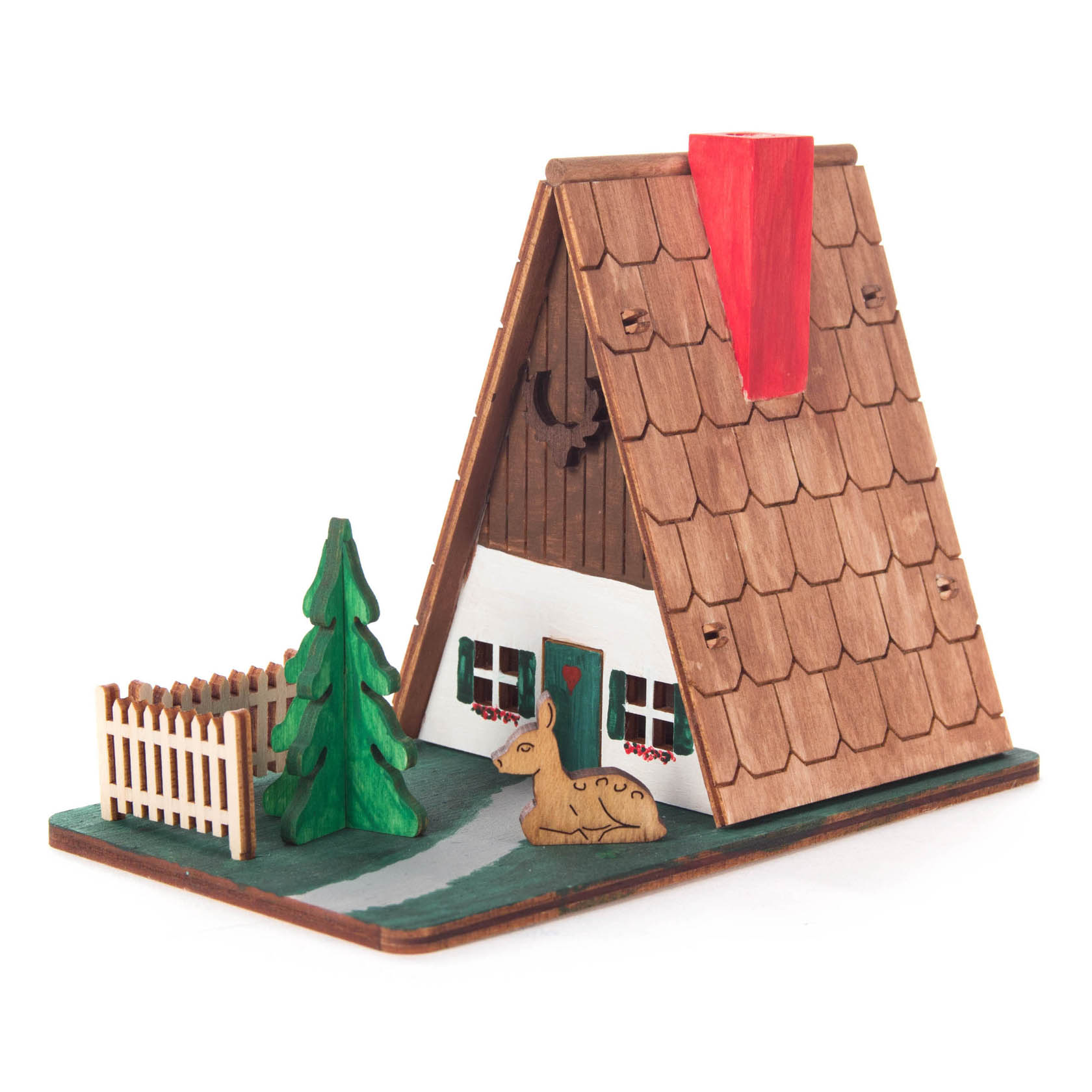 Bastelset Räucherhaus Forsthaus 15-teilig 10,5x12,5x10,5cm im Dregeno Online Shop günstig kaufen