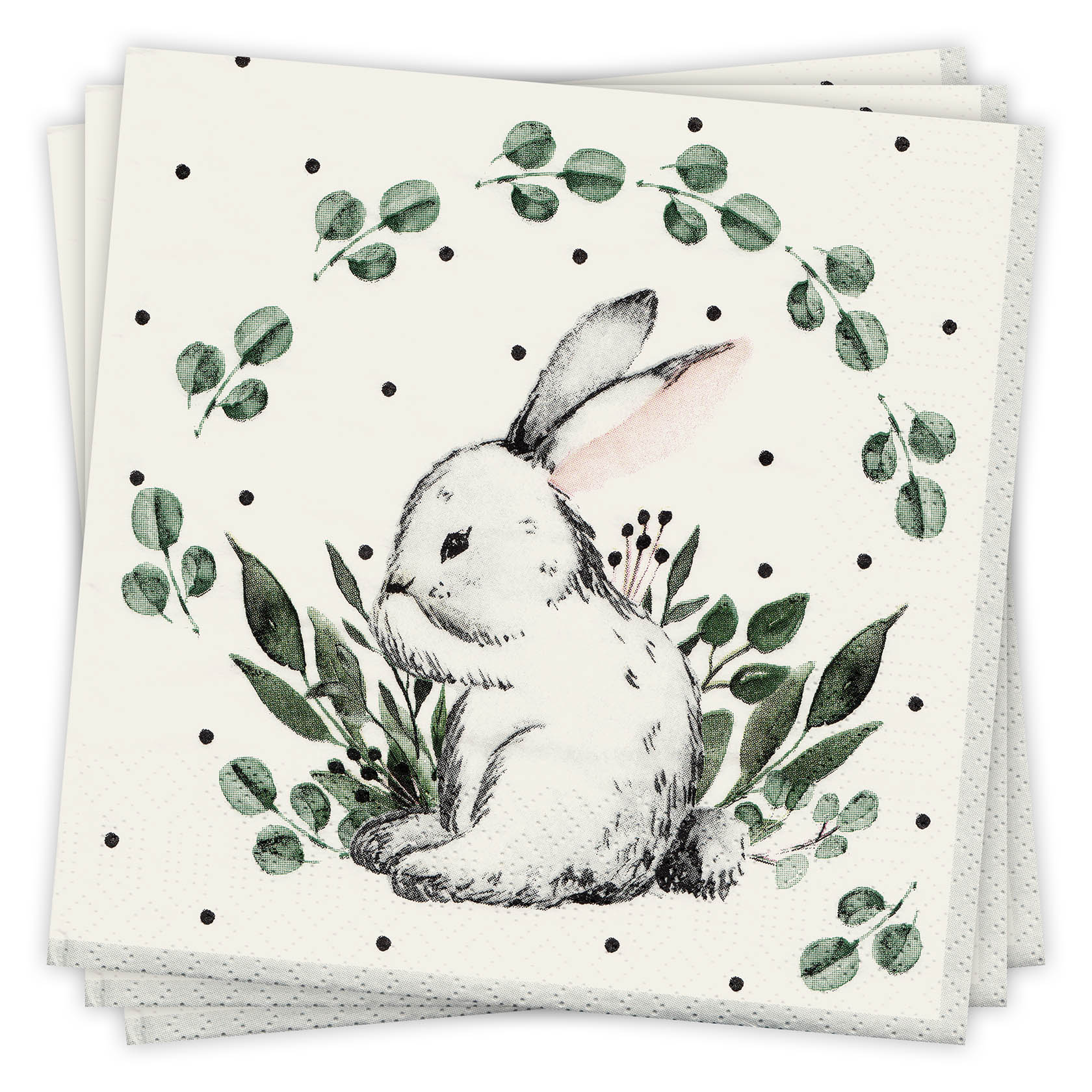 Servietten Süßes Häschen 33x33cm im Dregeno Online Shop günstig kaufen