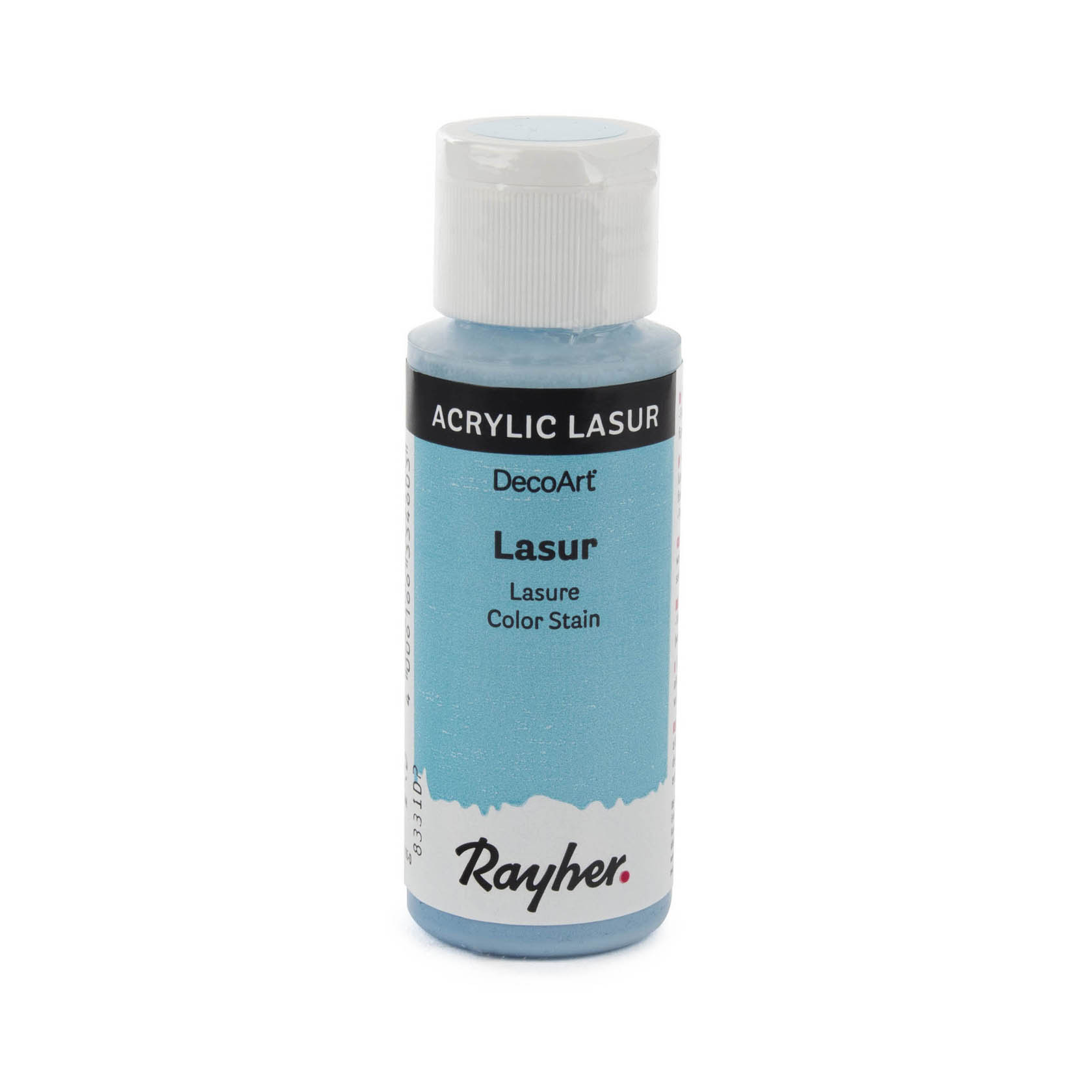Flasche mit blauer Acryl-Lasurfarbe von DecoArt, mit einem Fassungsvermögen von 59 ml. im Dregeno Online Shop günstig kaufen