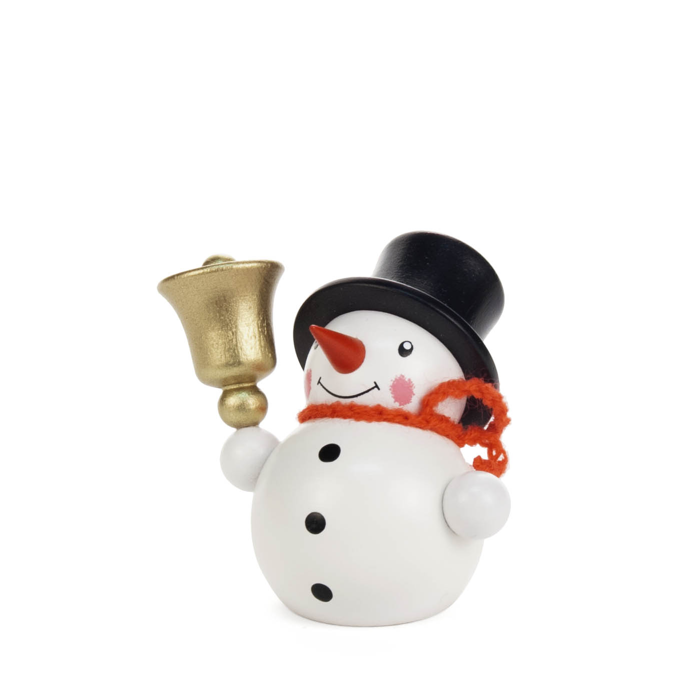 Schneemann mit Glocke farbig, Bestückung für Vario-Leuchter im Dregeno Online Shop günstig kaufen