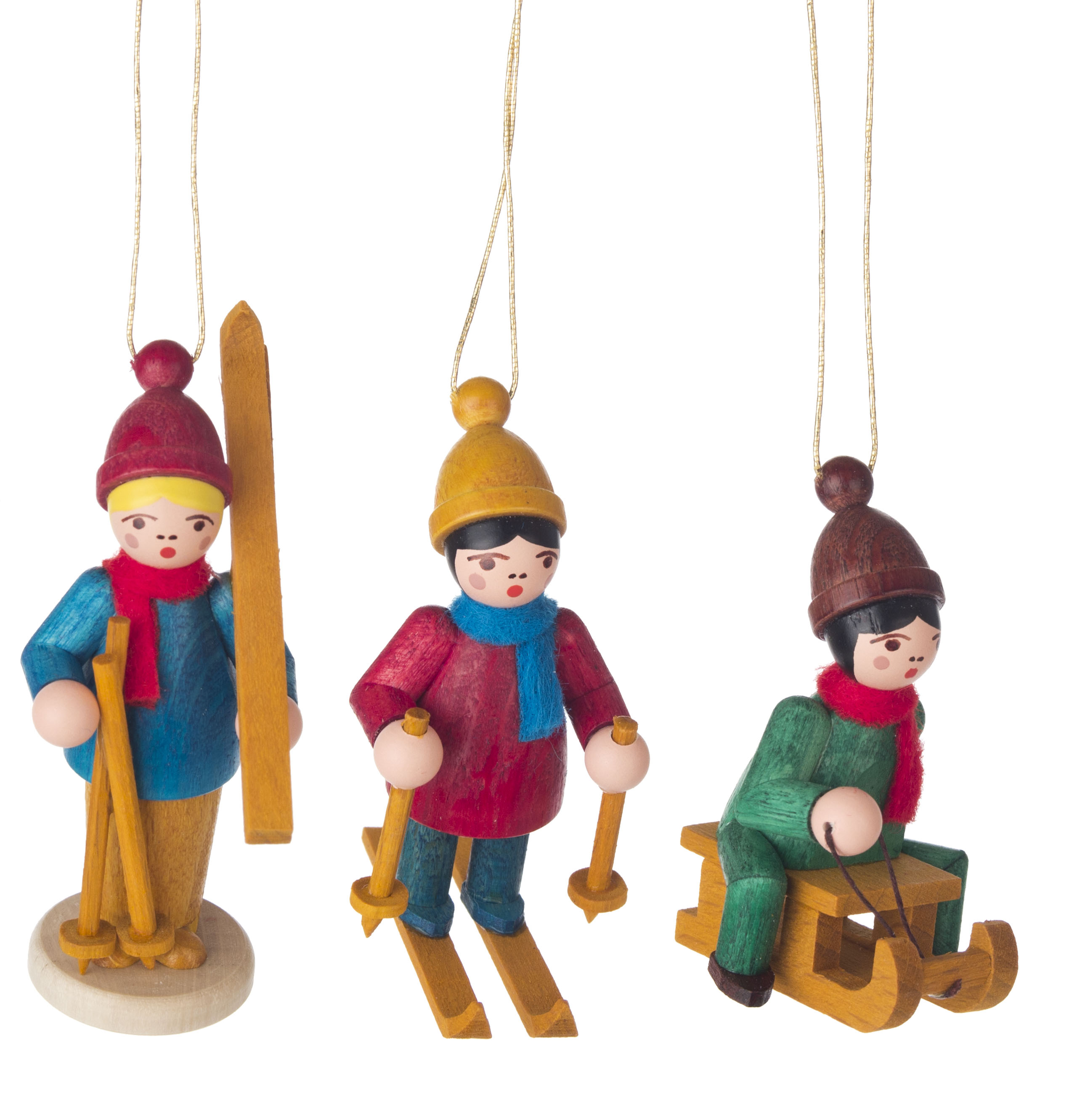 Behang Winterkinder farbig (6)  