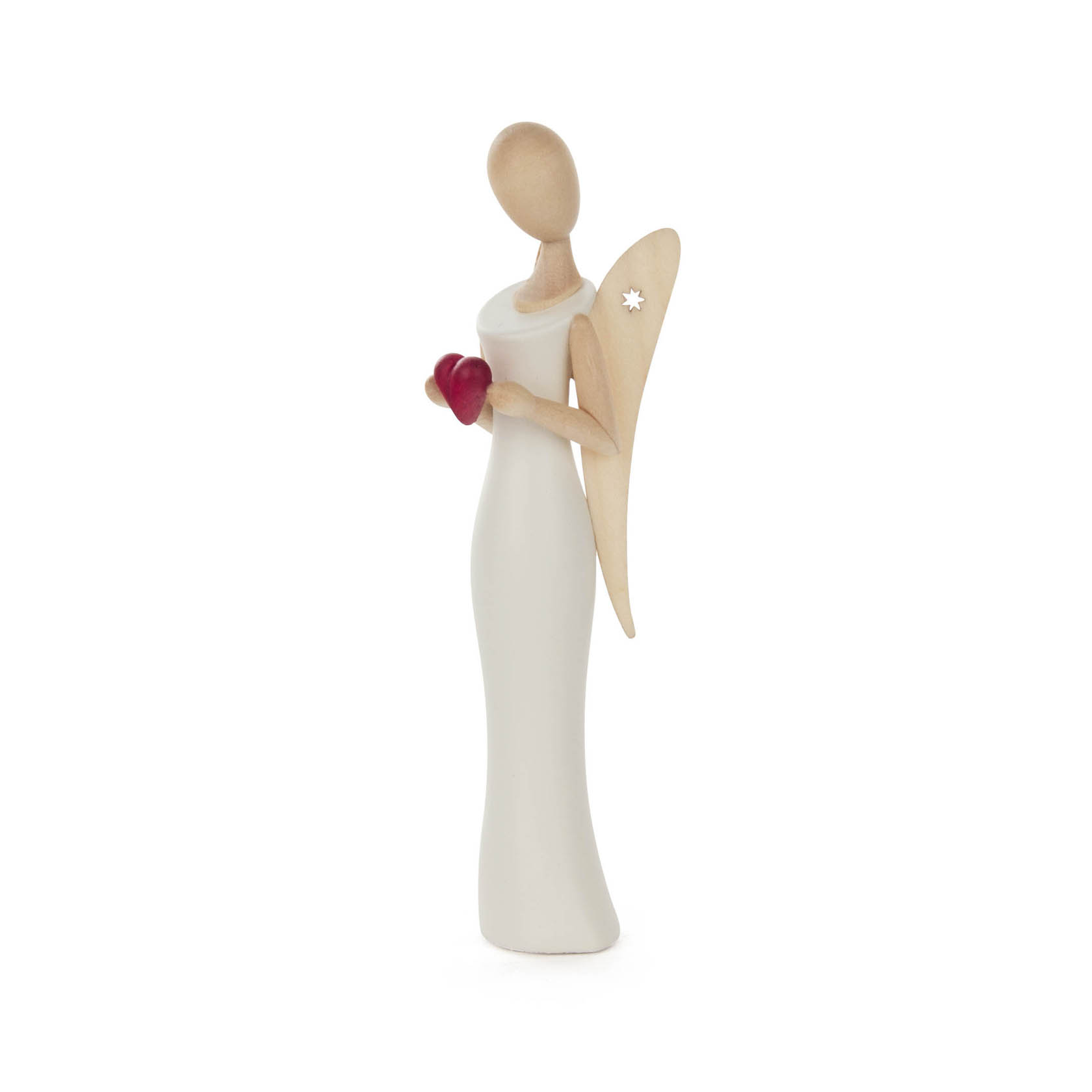 Mini Engel mit Herz weiß 8cm -Sternkopf- im Dregeno Online Shop günstig kaufen