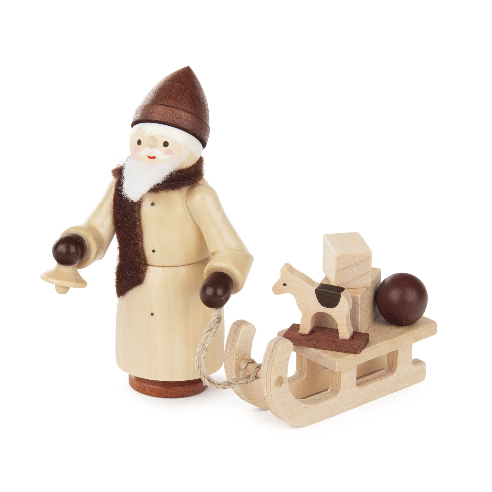 Nikolaus mit Schlitten natur im Dregeno Online Shop günstig kaufen