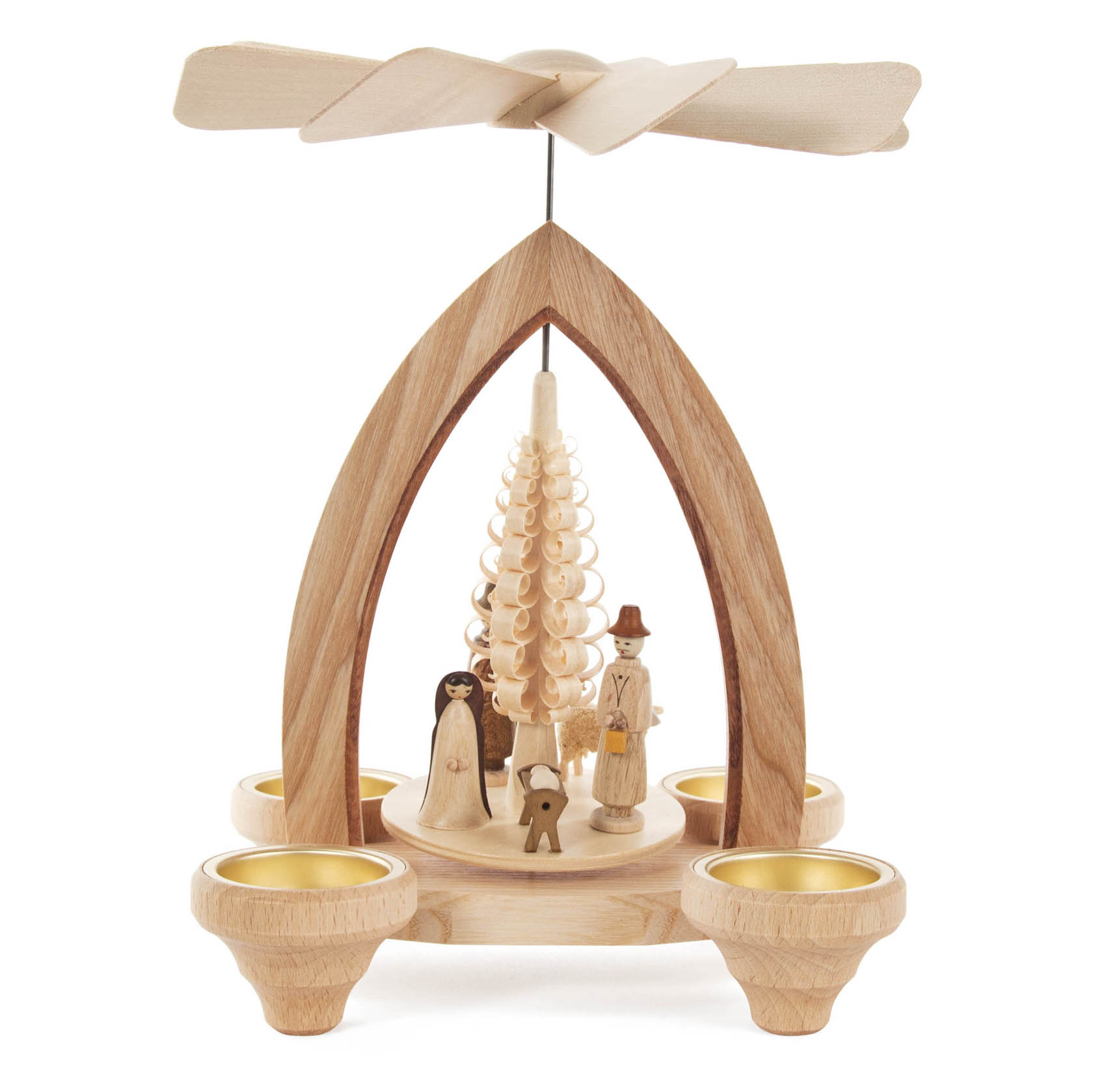 Pyramide mit Christi Geburt für Teelichte im Dregeno Online Shop günstig kaufen