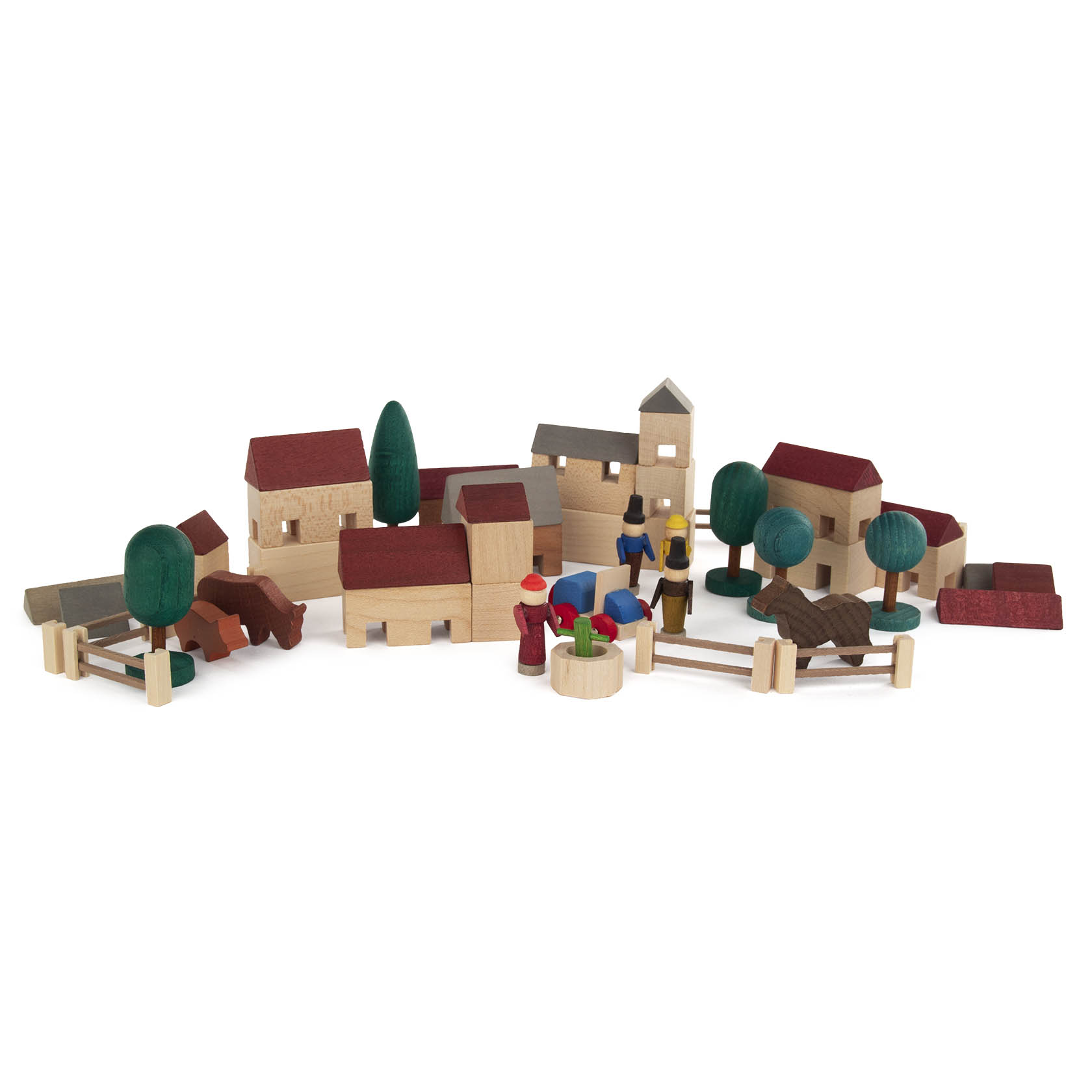 Kleine Welt Dorf in Holzkiste im Dregeno Online Shop günstig kaufen