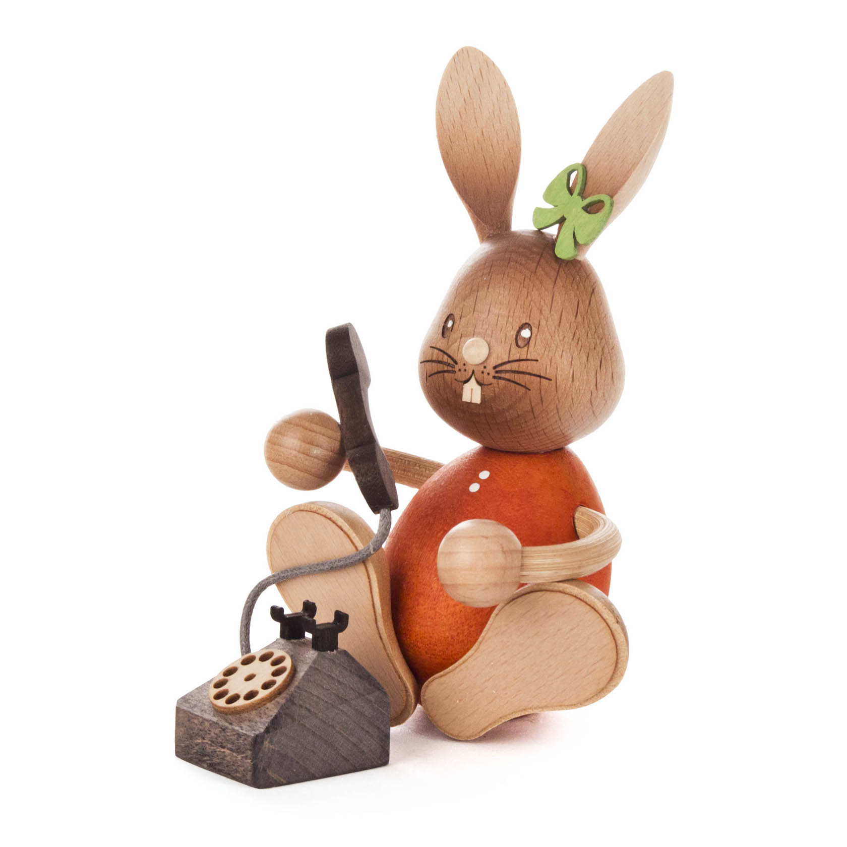 Hase "Stupsi" mit Telefon