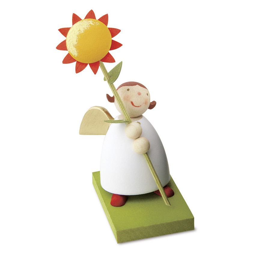 Schutzengel mit Blume  