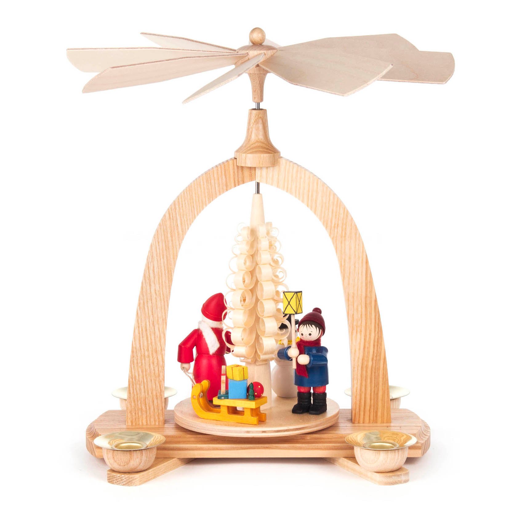 Pyramide "Weihnachtszeit", für Kerzen d=14mm im Dregeno Online Shop günstig kaufen