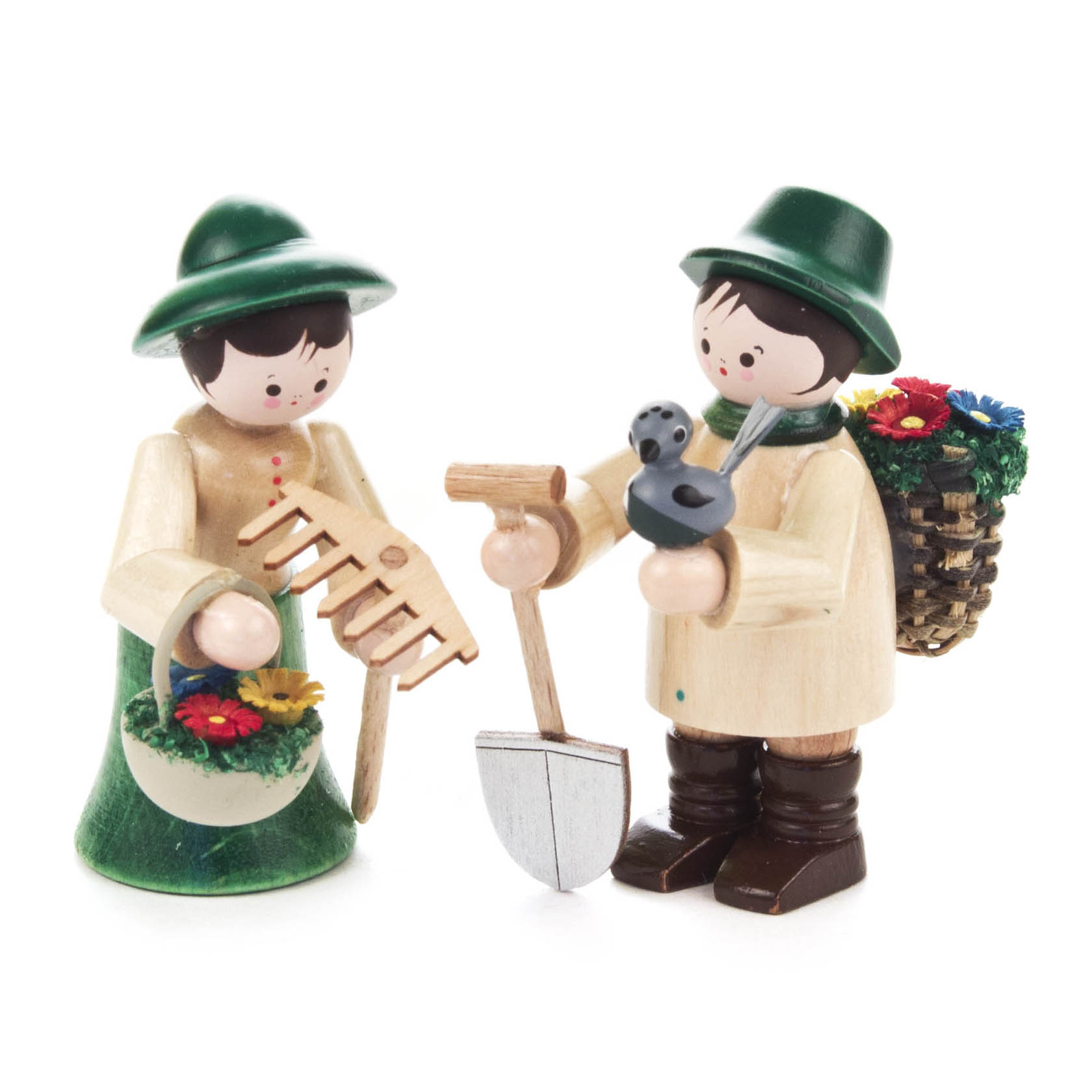Gärtnerpaar farbig