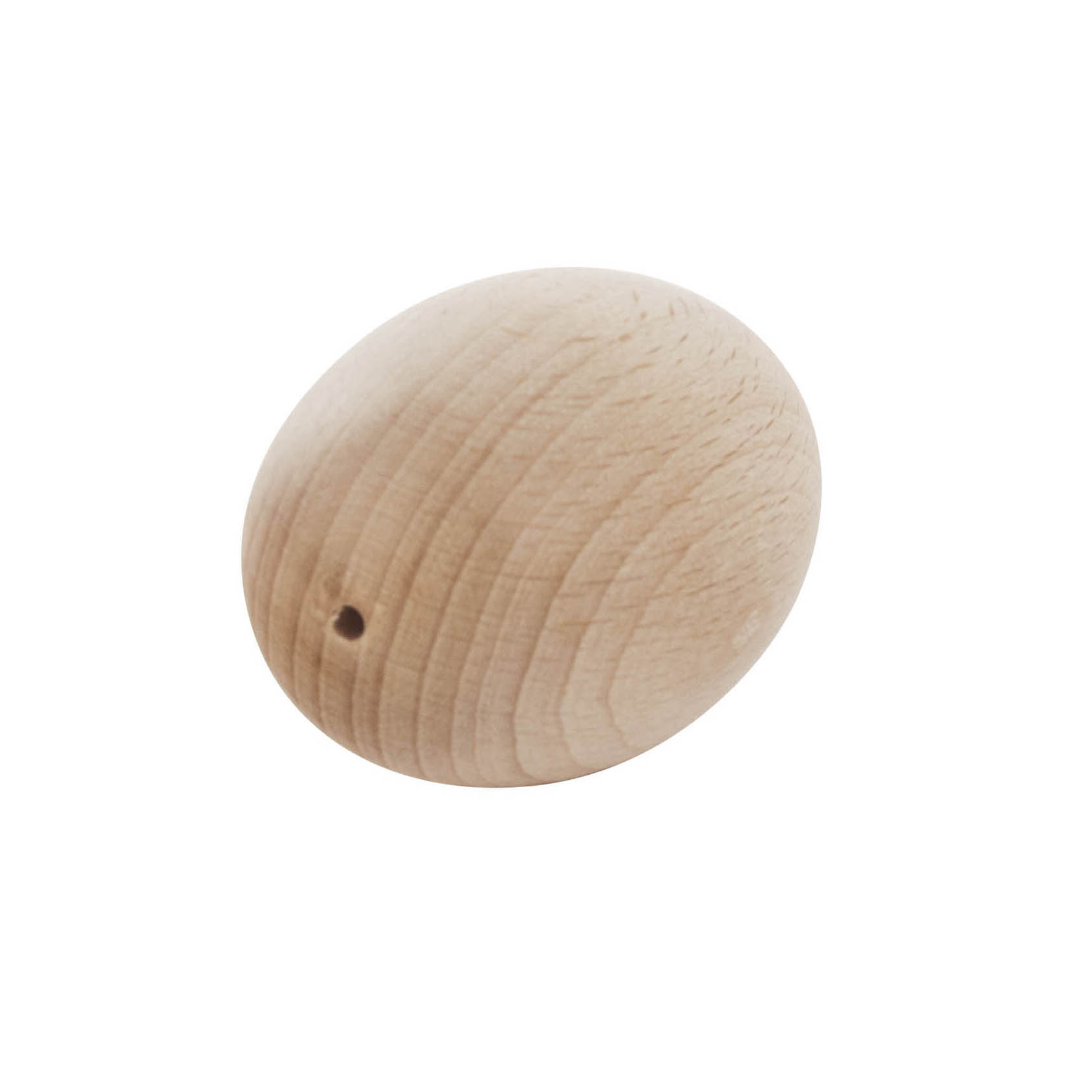 Rohholz-Osterei 6,0cm mit Bohrung