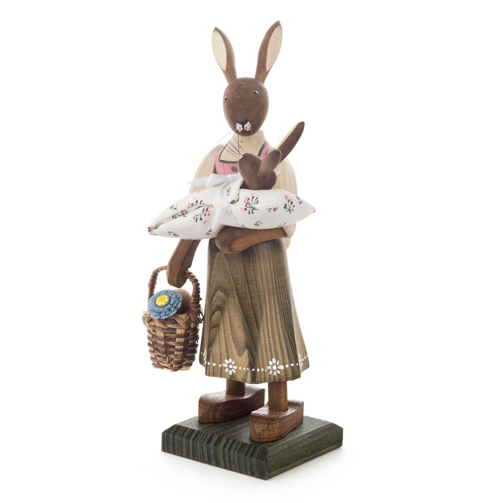 Hasenmädchen groß mit Baby