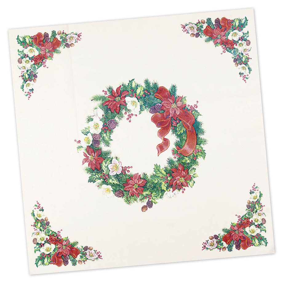 Mitteldecke Christmas Wreath im Dregeno Online Shop günstig kaufen