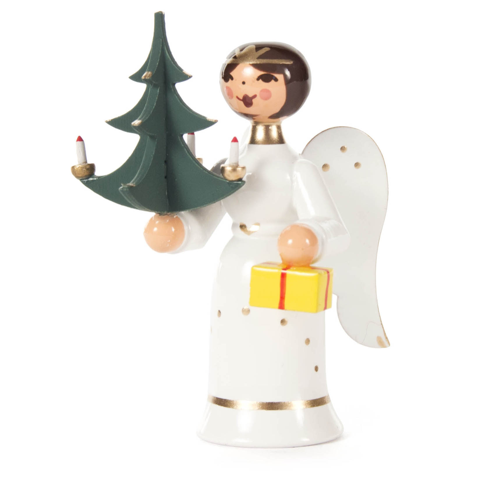 Miniatur Engel mit Weihnachtsbaum im Dregeno Online Shop günstig kaufen