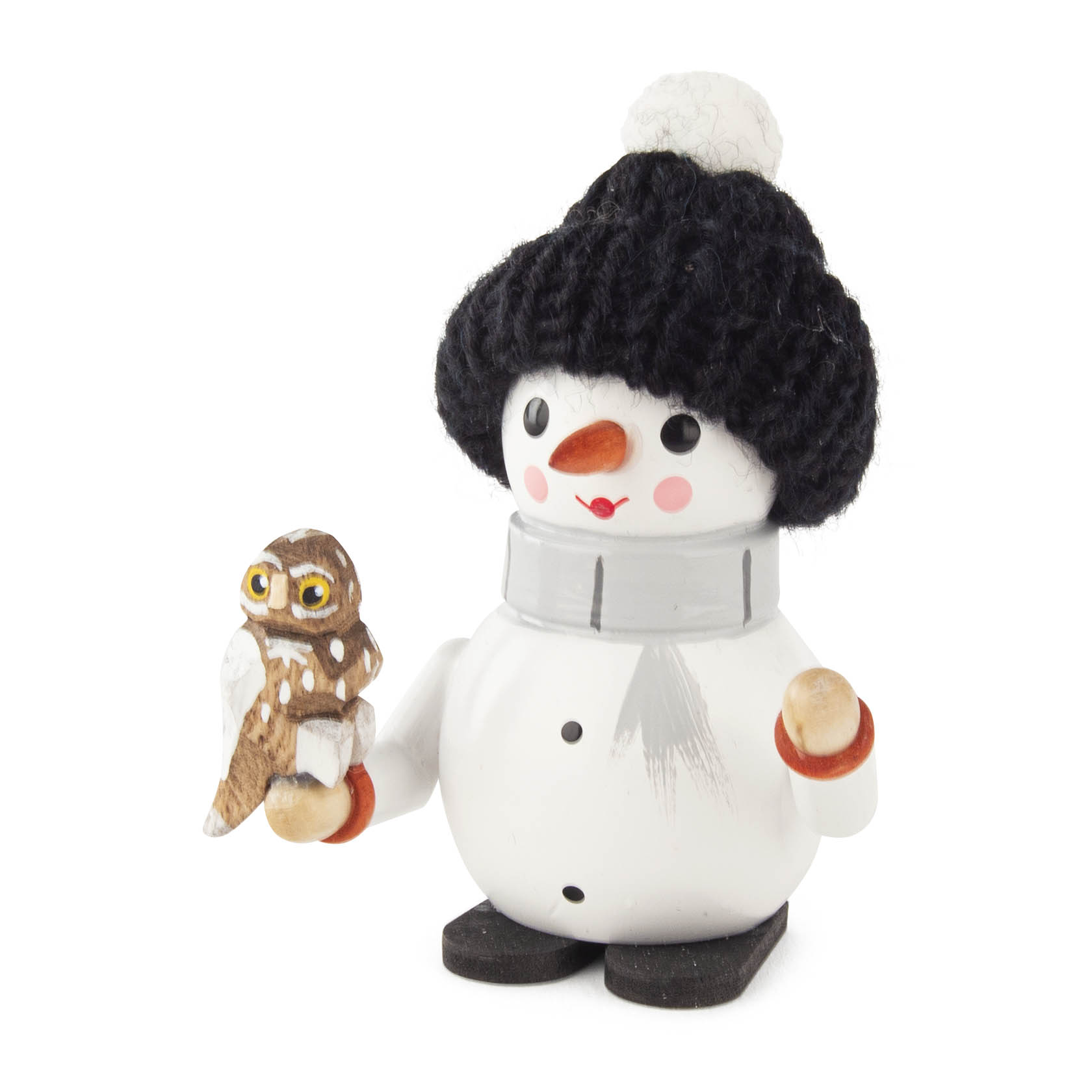 Schneemann Hugo mit Eule im Dregeno Online Shop günstig kaufen