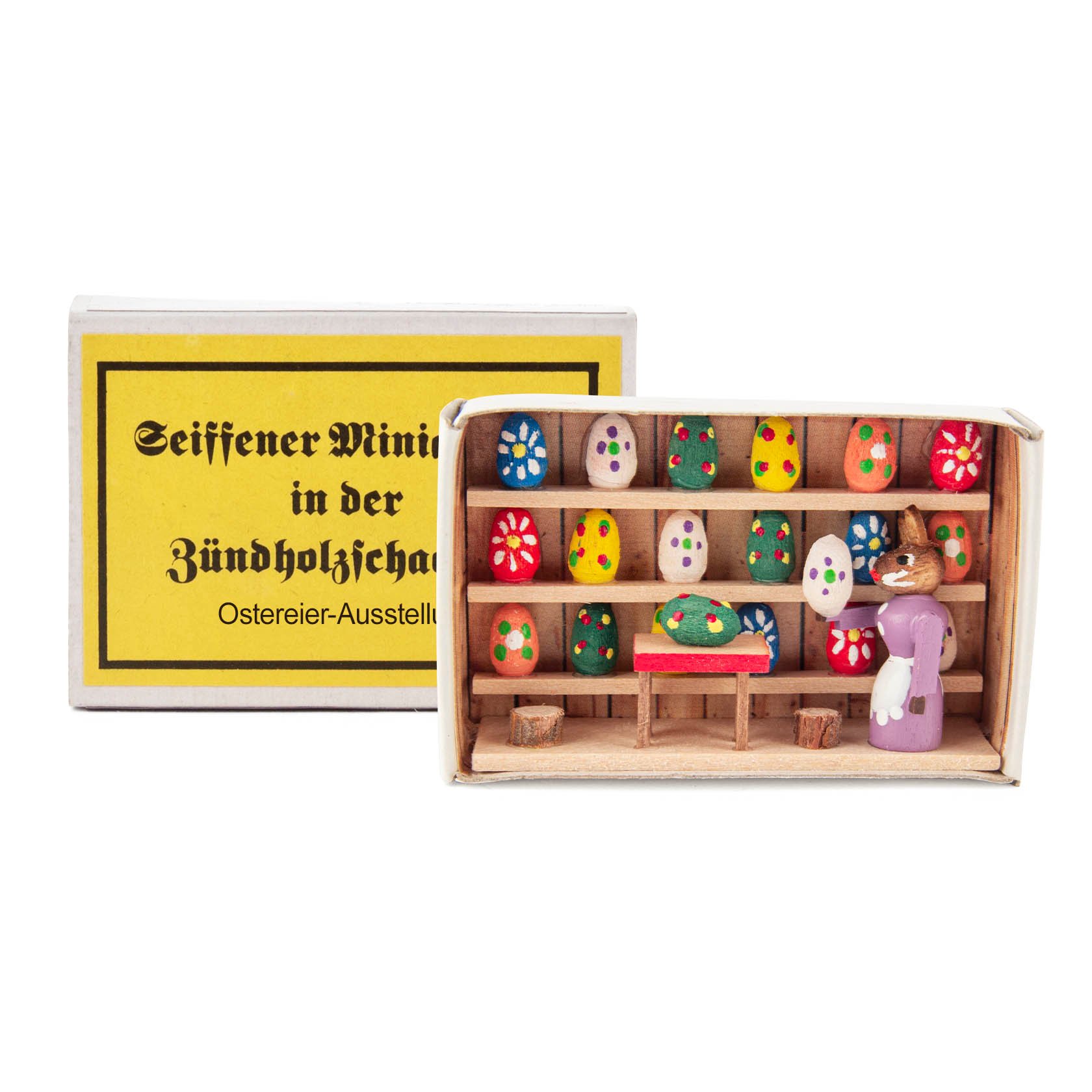Zündholzschachtel Ostereierausstellung