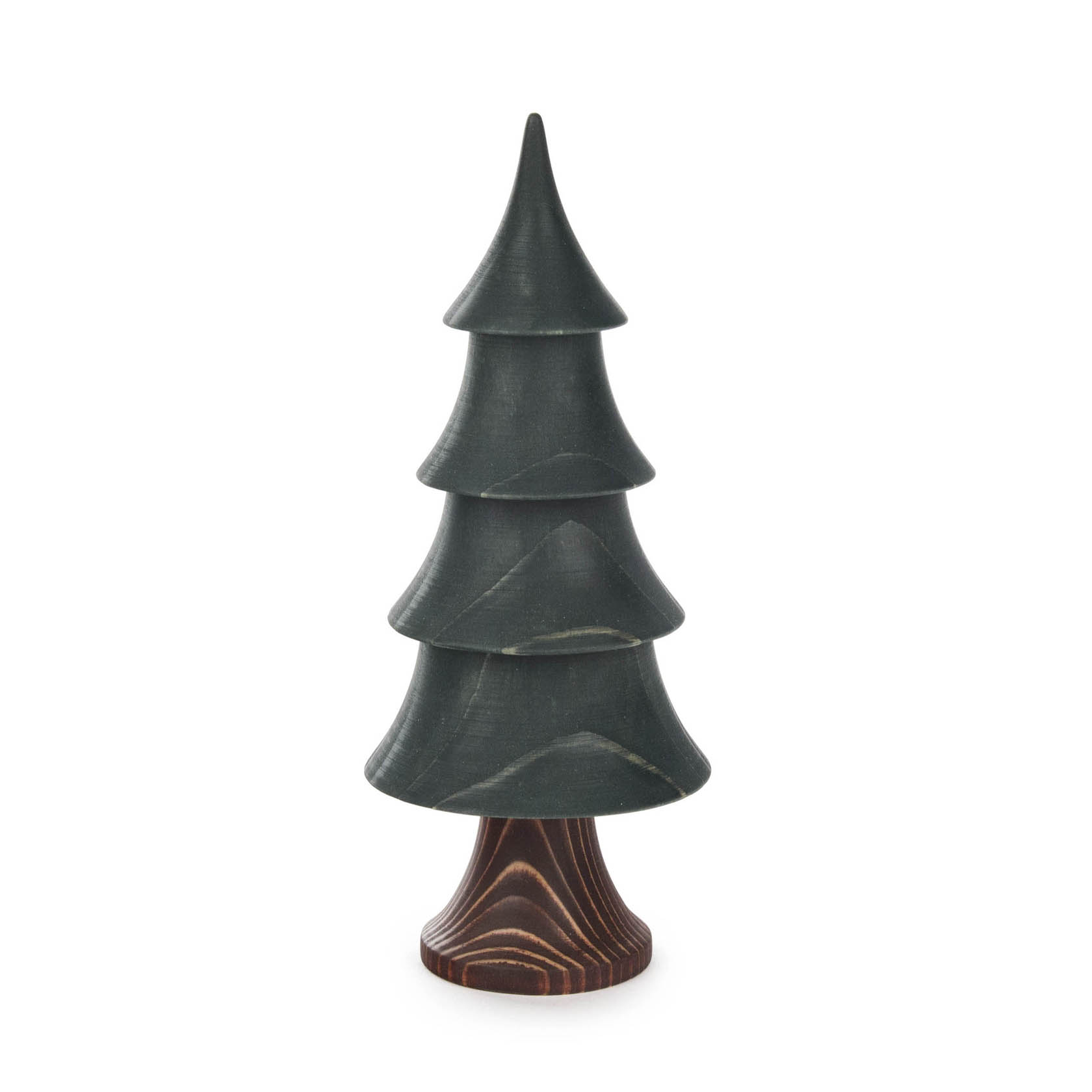 Massivholzbaum mit Stamm, 17 cm Stufenform spitz, grün lasiert im Dregeno Online Shop günstig kaufen