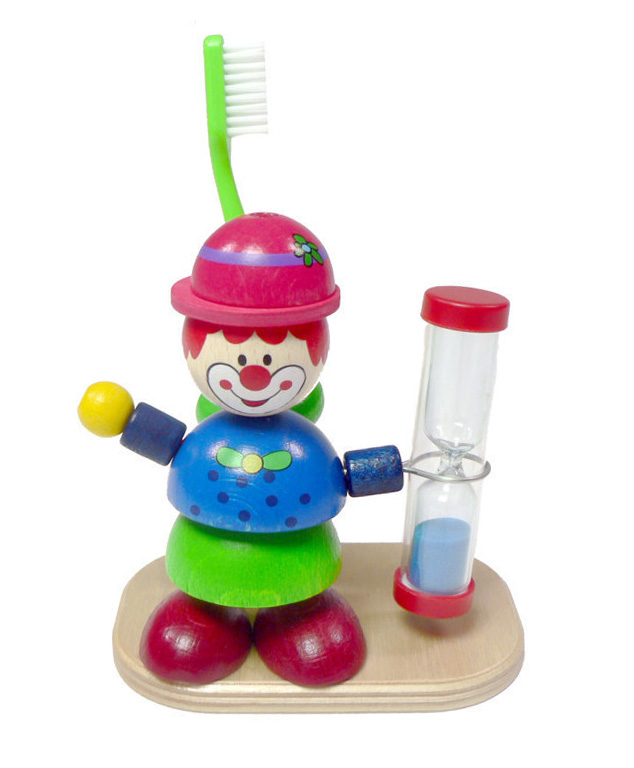Zahnputzuhr-Clown  