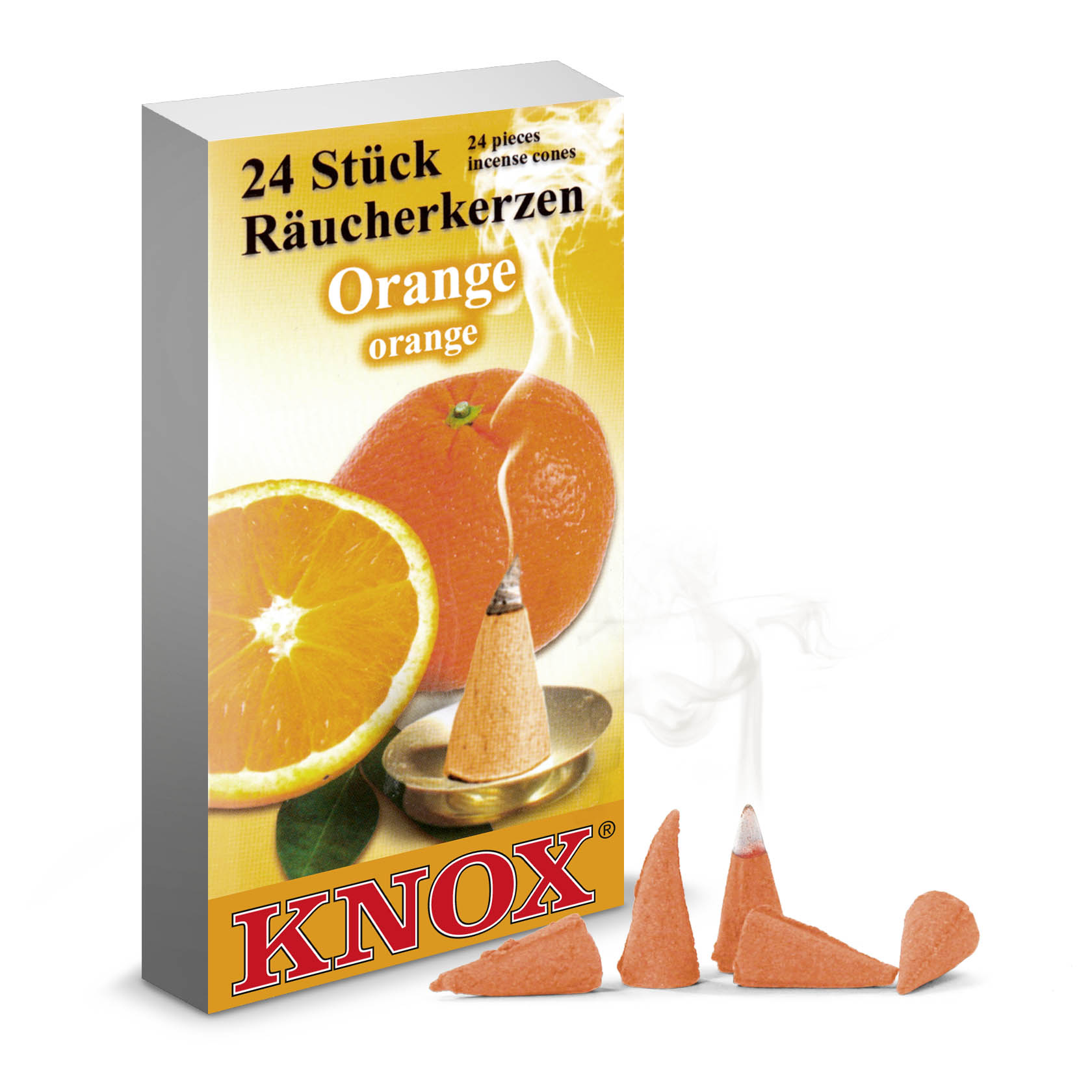 KNOX Räucherkerzen Orange (24)