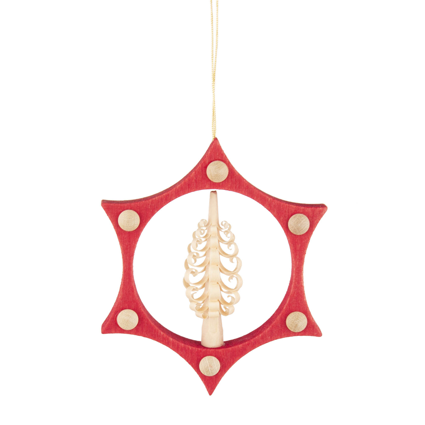 Behang Spanbaum im Ornament rot im Dregeno Online Shop günstig kaufen