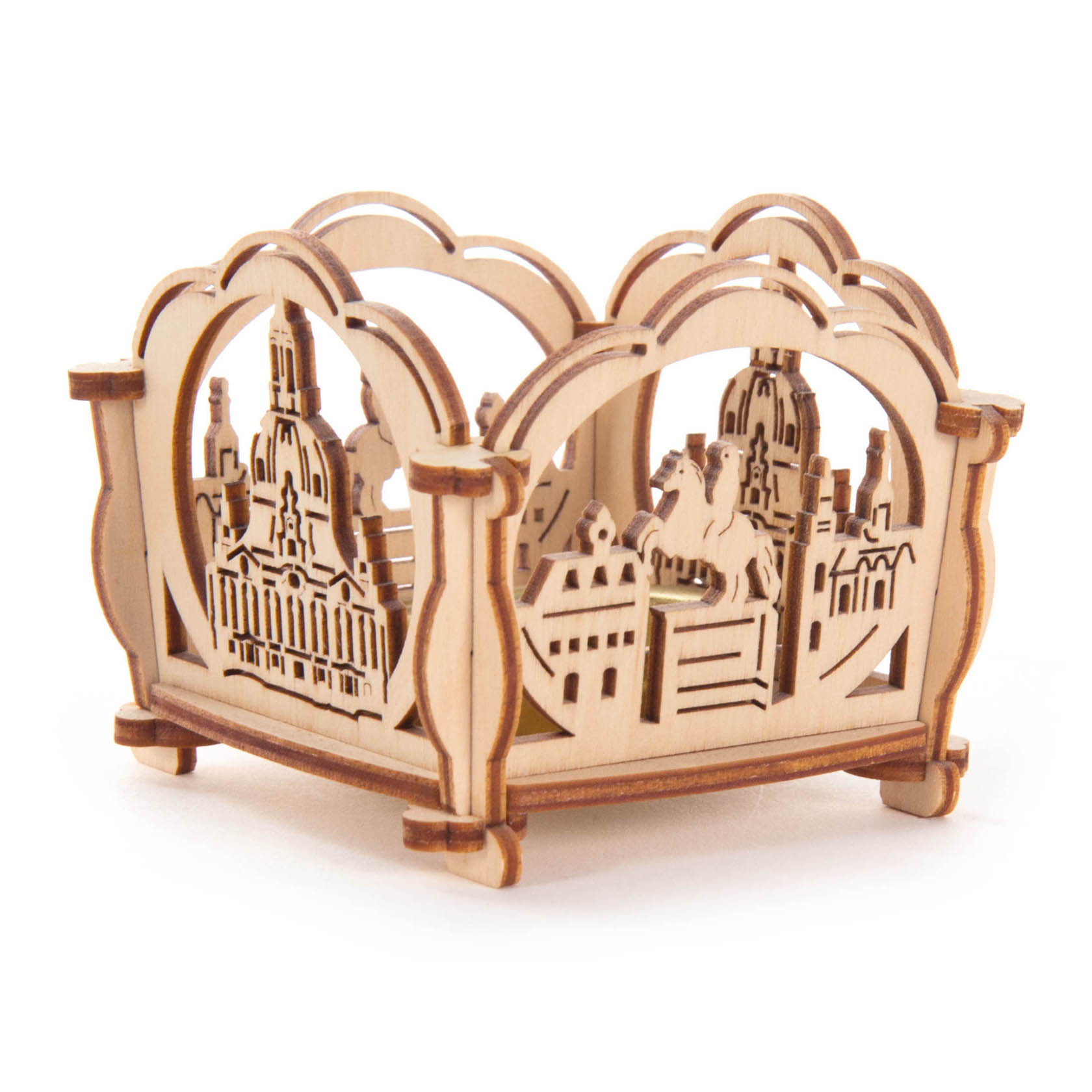 Bastelset Teelichthalter Motiv: Frauenkirche 7,3x5,8x7,3cm