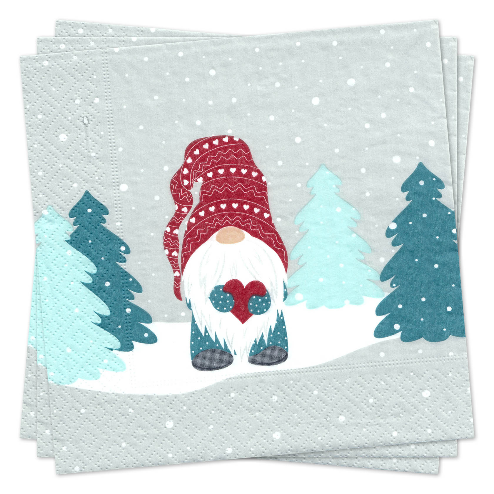 Serviette Tomte in Forest (20) im Dregeno Online Shop günstig kaufen