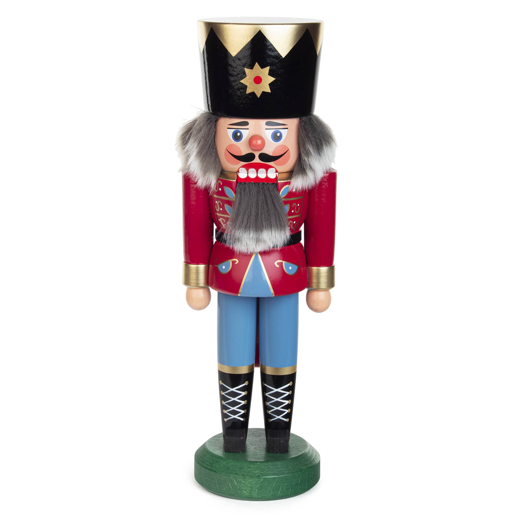 Nussknacker König rot/blau 29 cm im Dregeno Online Shop günstig kaufen
