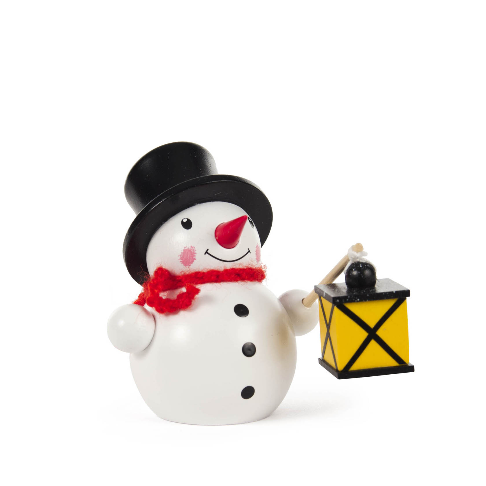 Schneemann mit Laterne weiß, Bestückung für Vario-Leuchter im Dregeno Online Shop günstig kaufen