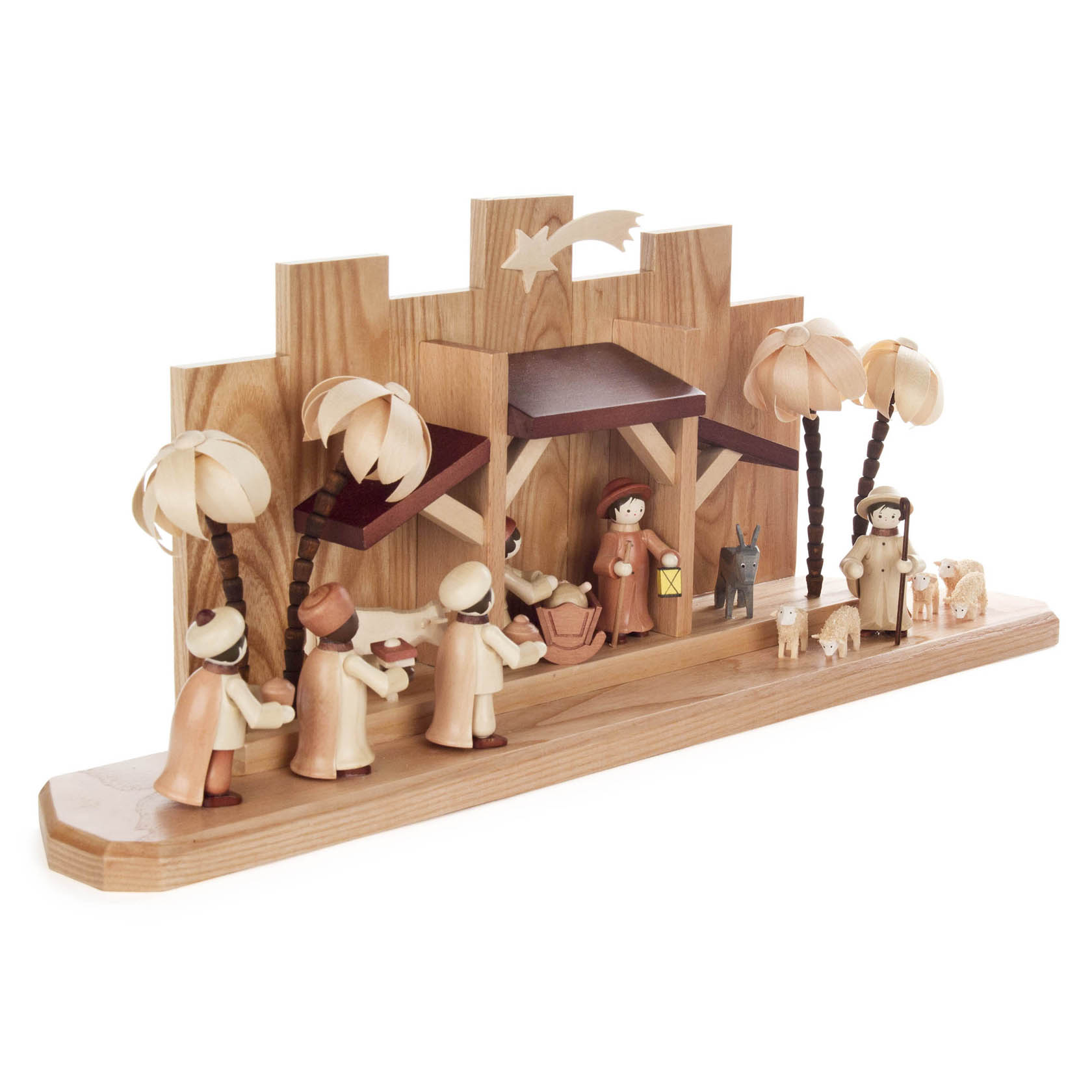 Krippe Christi Geburt komplett mit Figurensatz