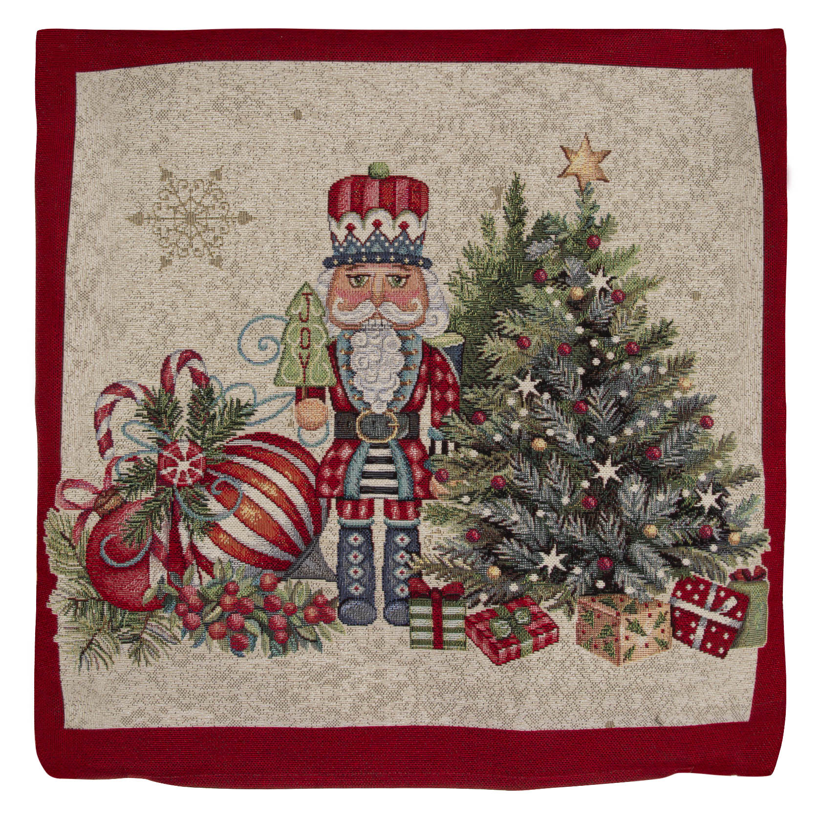 Kissenhülle Nussknacker 45 x 45 cm im Dregeno Online Shop günstig kaufen