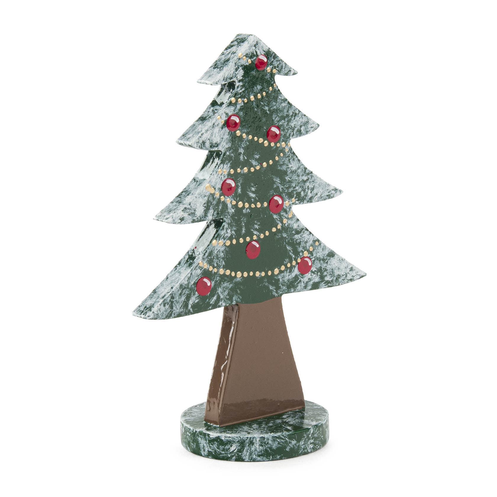 Weihnachtsbaum flach groß 10cm Dregeno Seiffener Originale