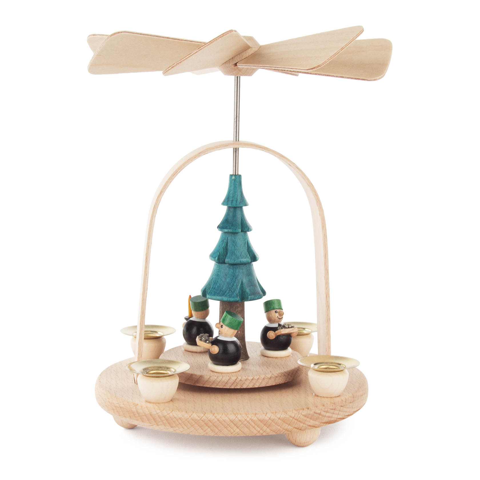 Pyramide mit Bergmännern für Kerzen 10mm im Dregeno Online Shop günstig kaufen