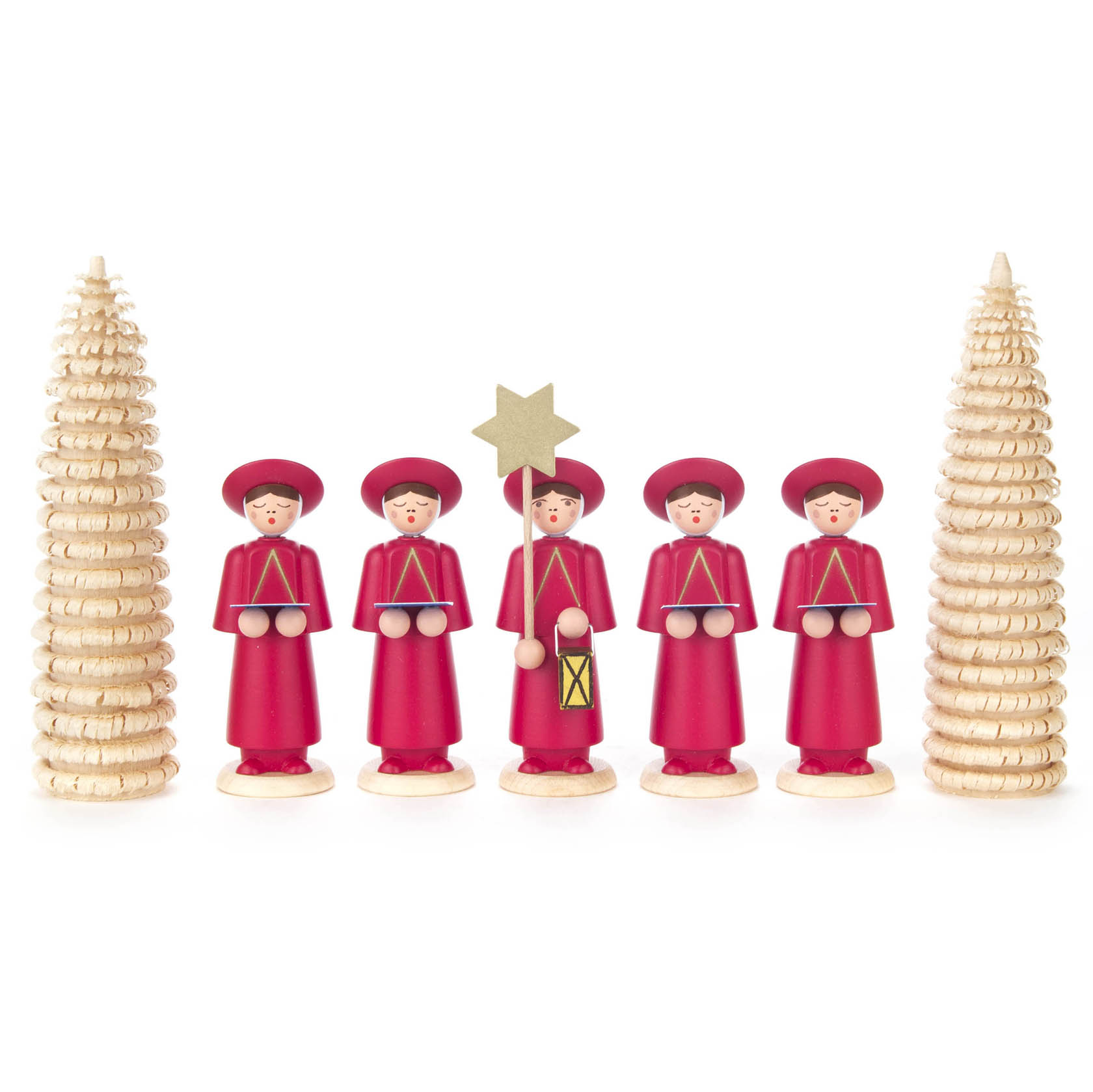 Kurrendefiguren rot mit Ringelbäumchen (7) im Dregeno Online Shop günstig kaufen