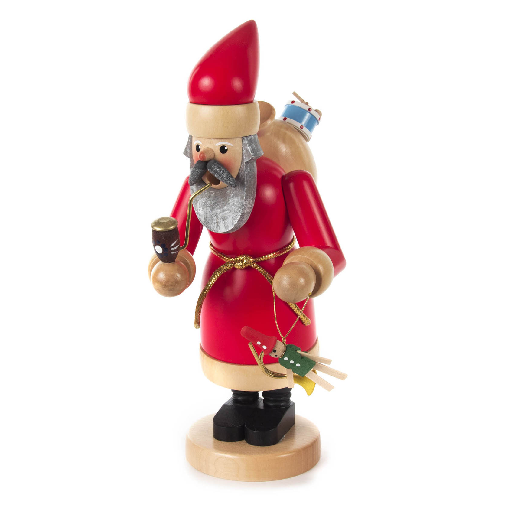 Räuchermann Nikolaus, rot