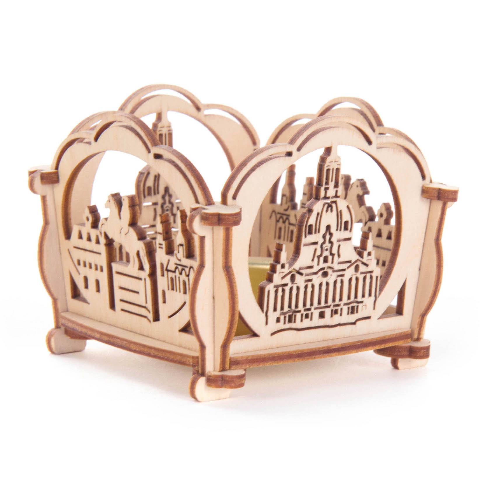 Bastelset Teelichthalter Motiv: Frauenkirche 7,3x5,8x7,3cm im Dregeno Online Shop günstig kaufen