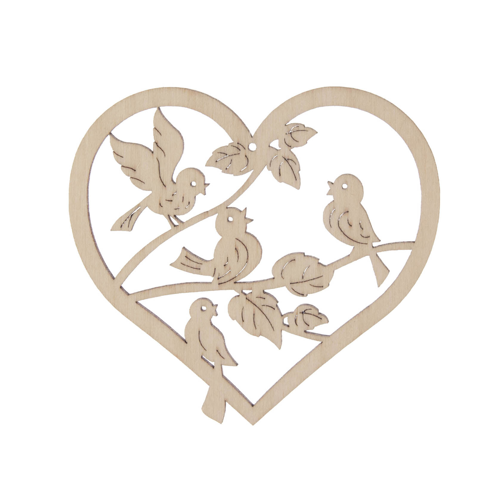 Fensterbild Herz mit Vögeln im Dregeno Online Shop günstig kaufen