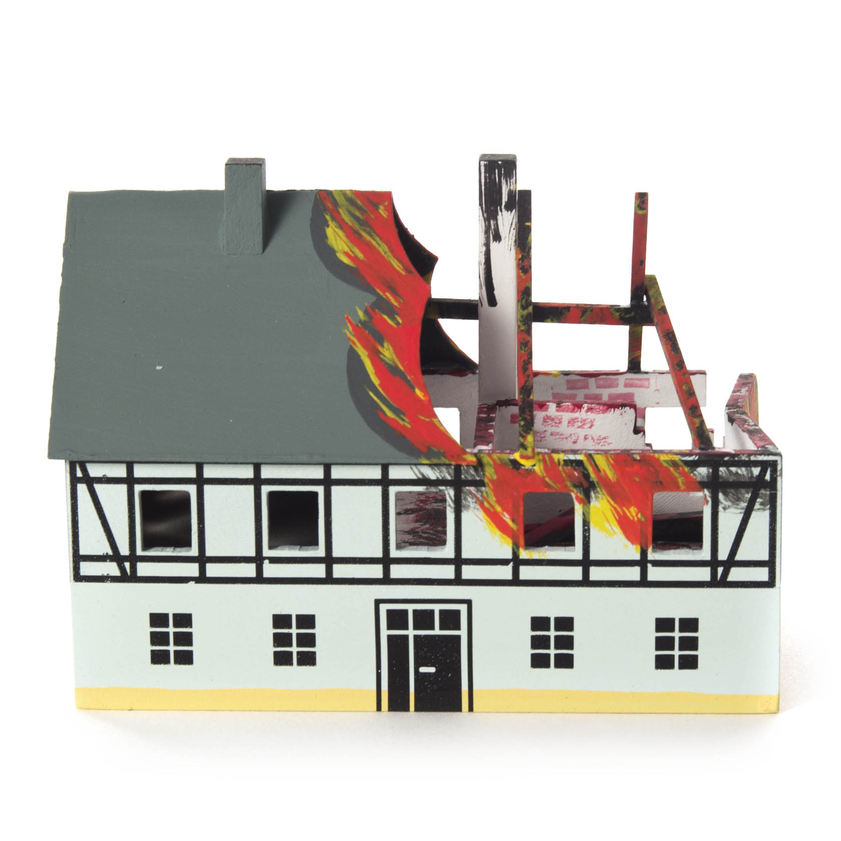 Brandstätte Haus