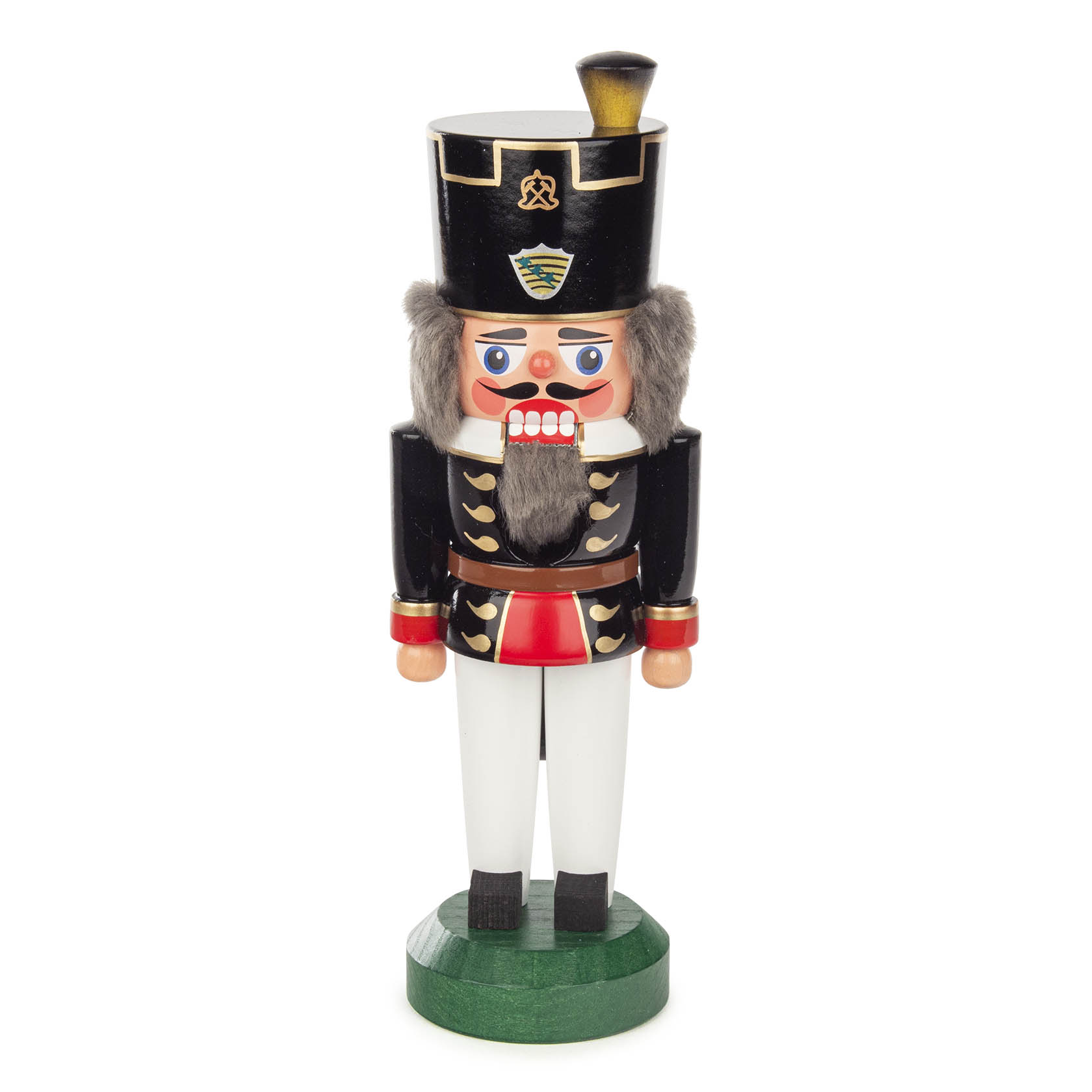 Nussknacker Bergmann schwarz-weiß, 24cm im Dregeno Online Shop günstig kaufen