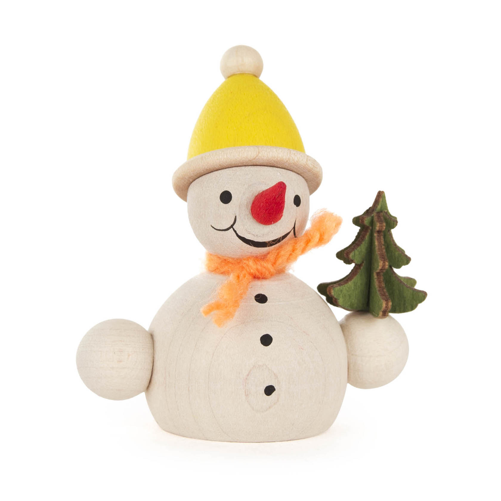Schneemann mit Baum