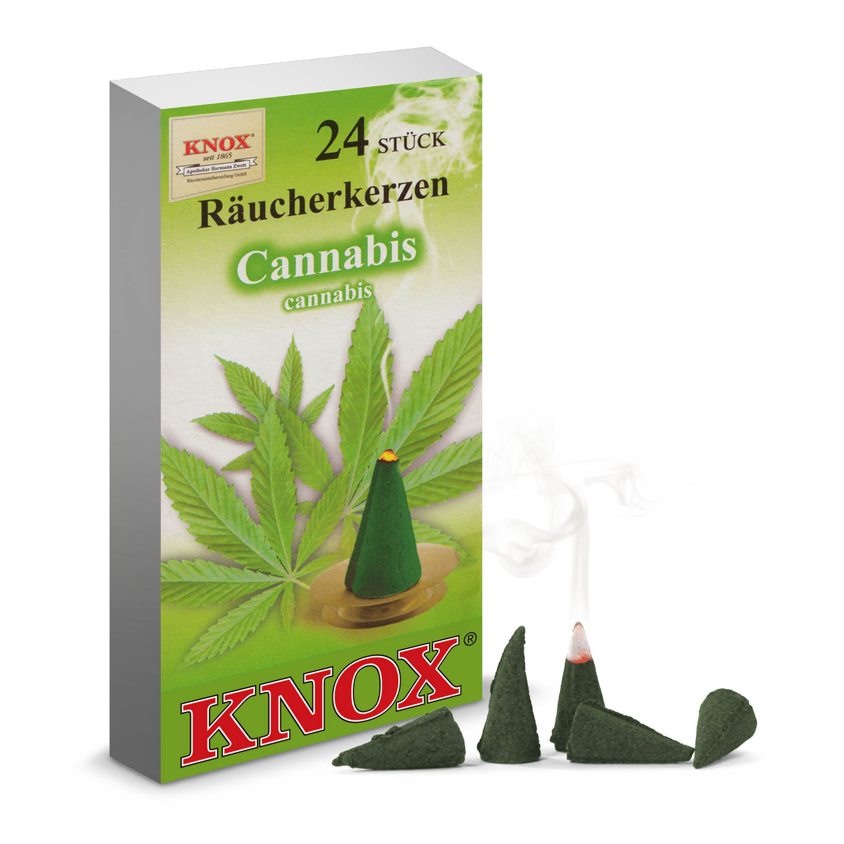 KNOX Räucherkerzen Cannabis (24) im Dregeno Online Shop günstig kaufen